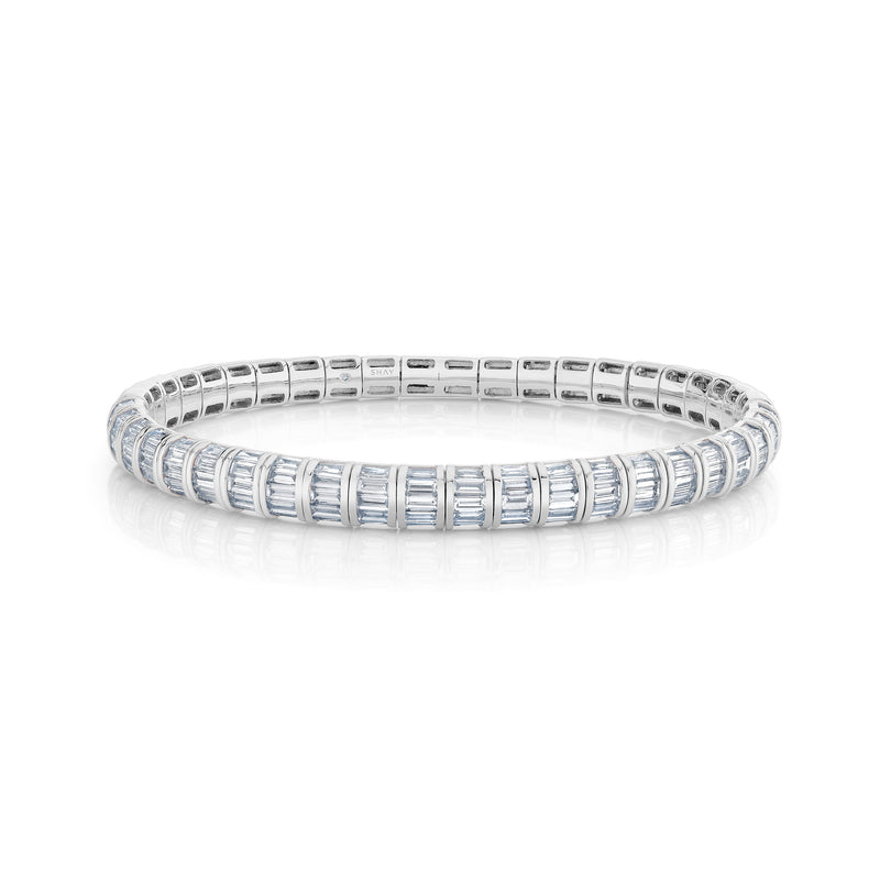 DIAMOND BAGUETTE STRETCH BRACELET