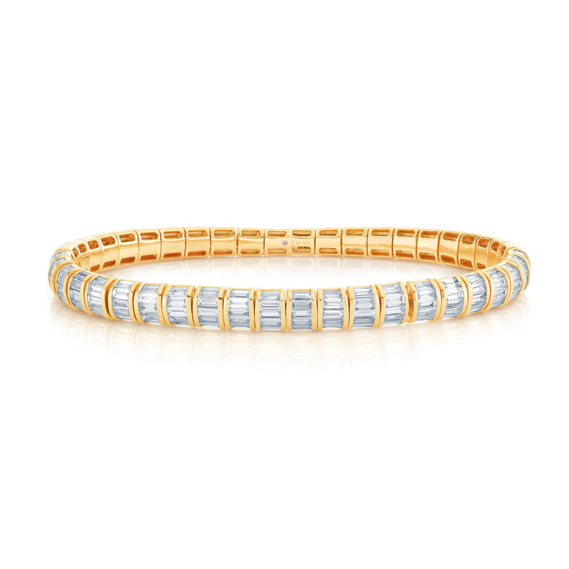 DIAMOND BAGUETTE STRETCH BRACELET
