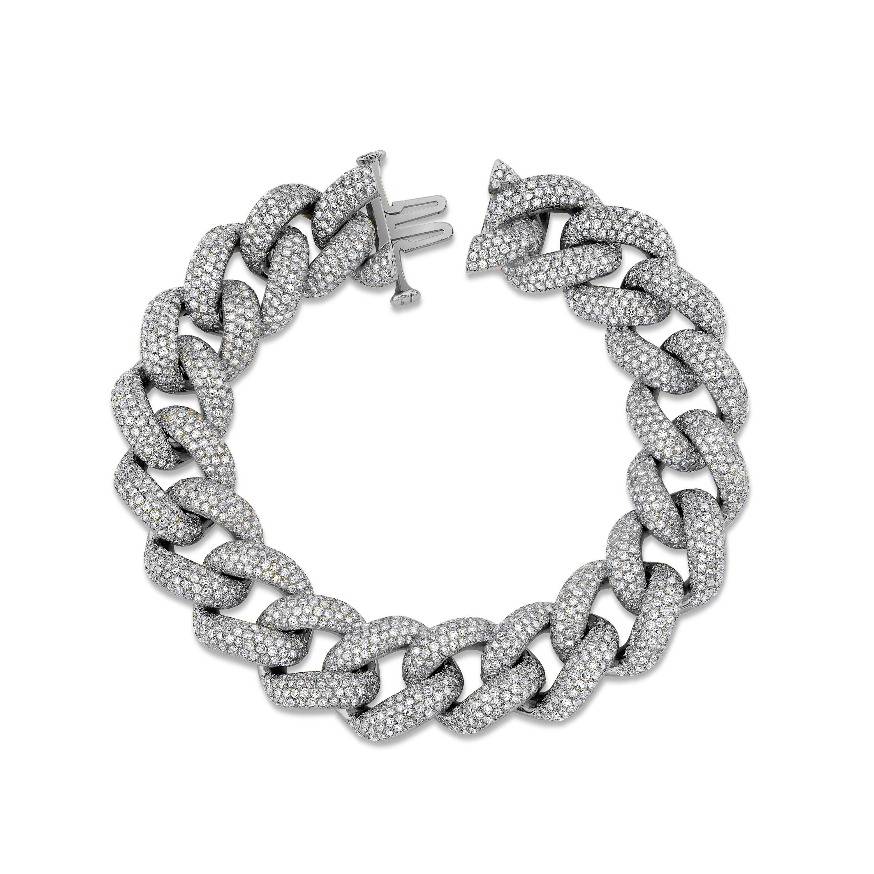 DIAMOND PAVE JUMBO LINK BRACELET