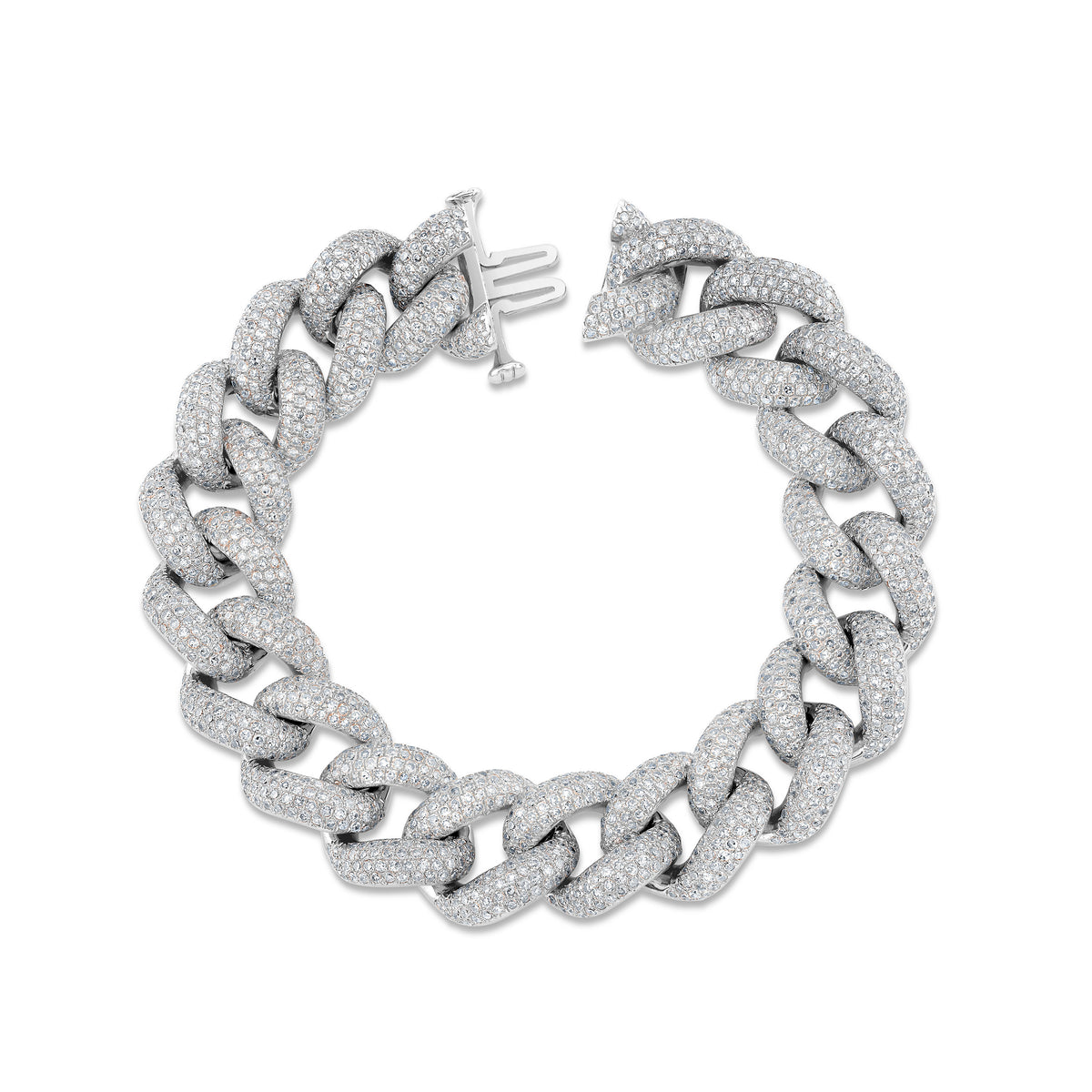 DIAMOND PAVE JUMBO LINK BRACELET