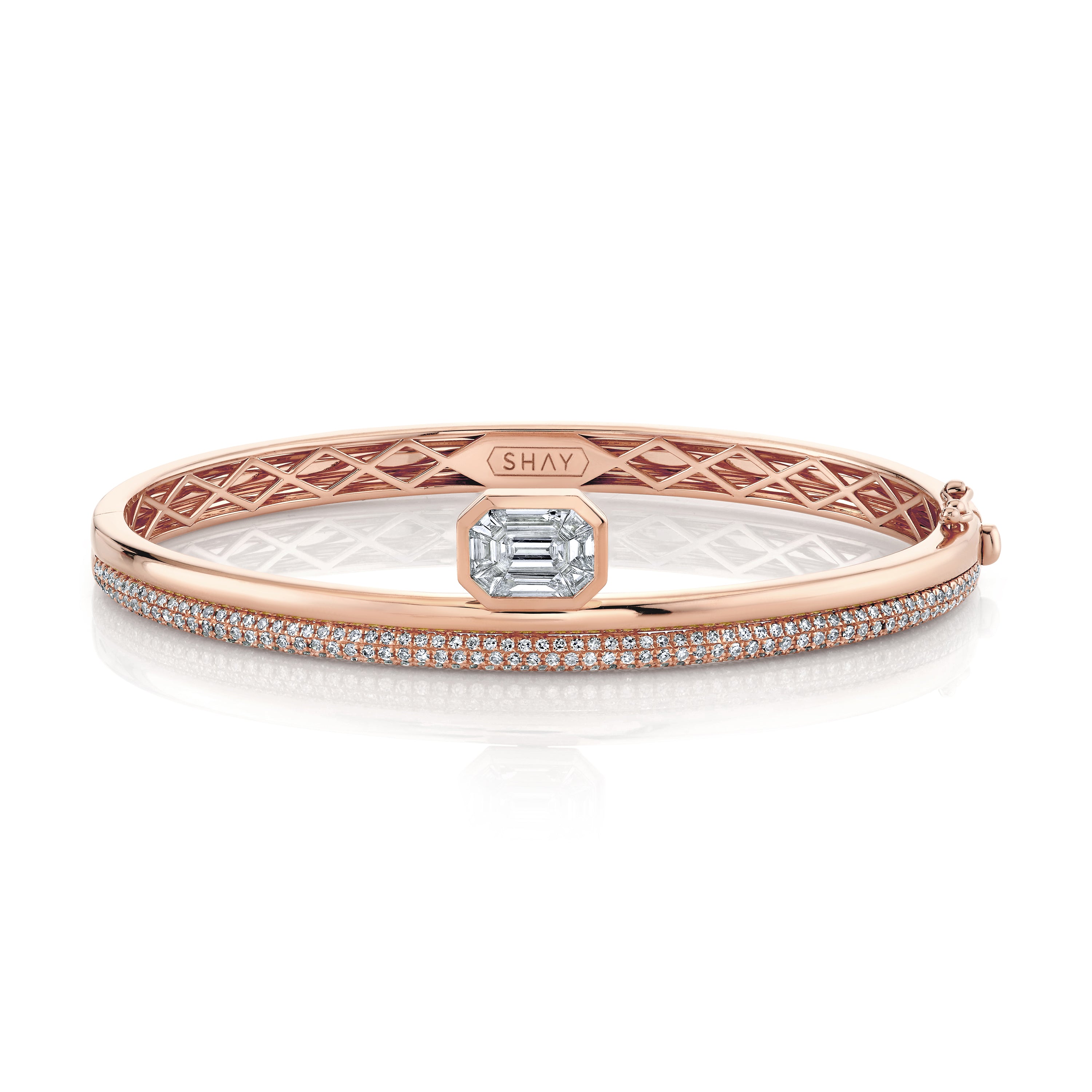 DIAMOND FLOATING BEZEL BANGLE