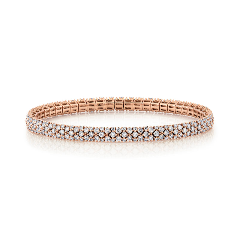 DIAMOND MESH STRETCH BRACELET, 5MM