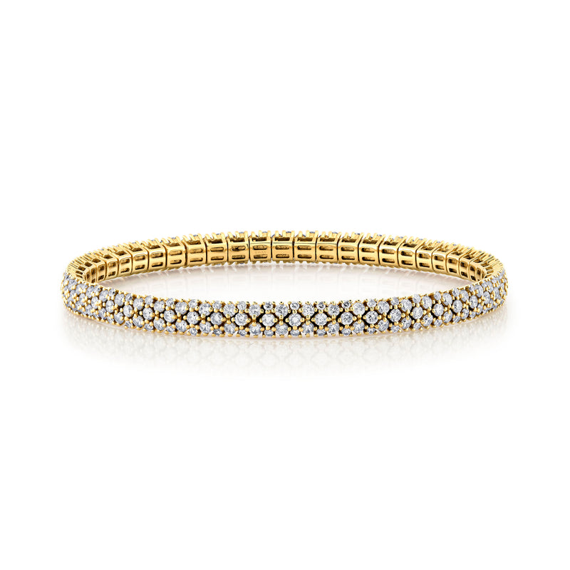 DIAMOND MESH STRETCH BRACELET, 5MM