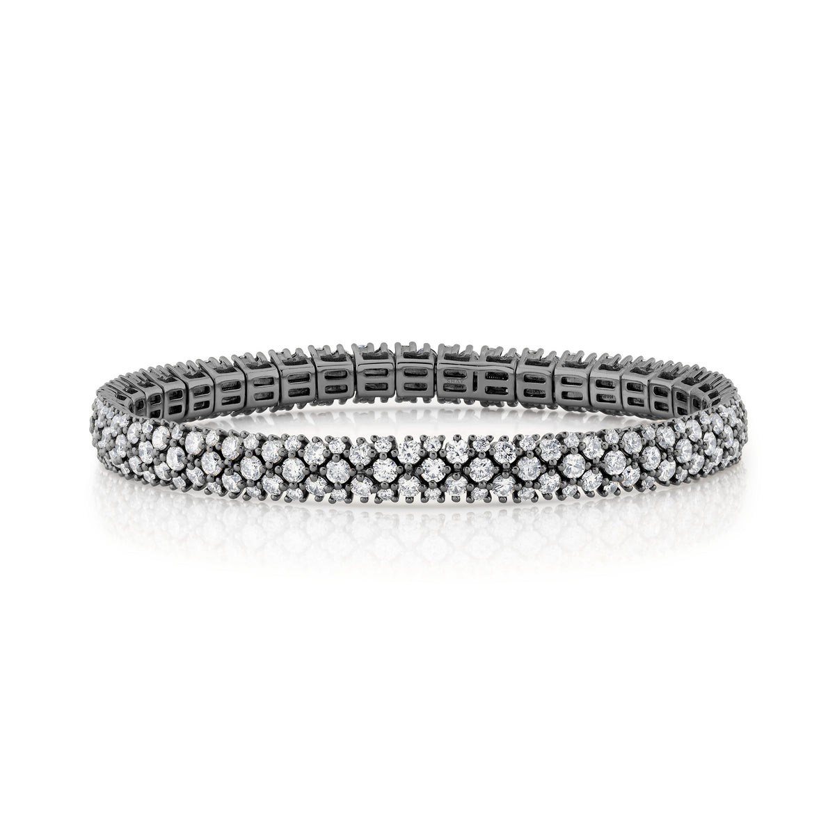 DIAMOND MESH STRETCH BRACELET, 7MM