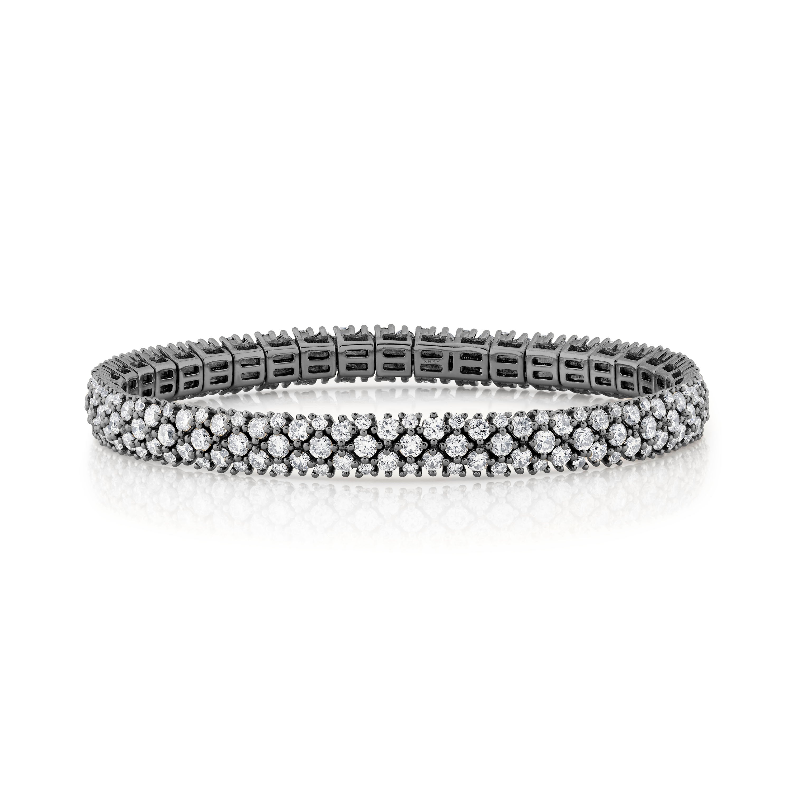 DIAMOND MESH STRETCH BRACELET, 7MM