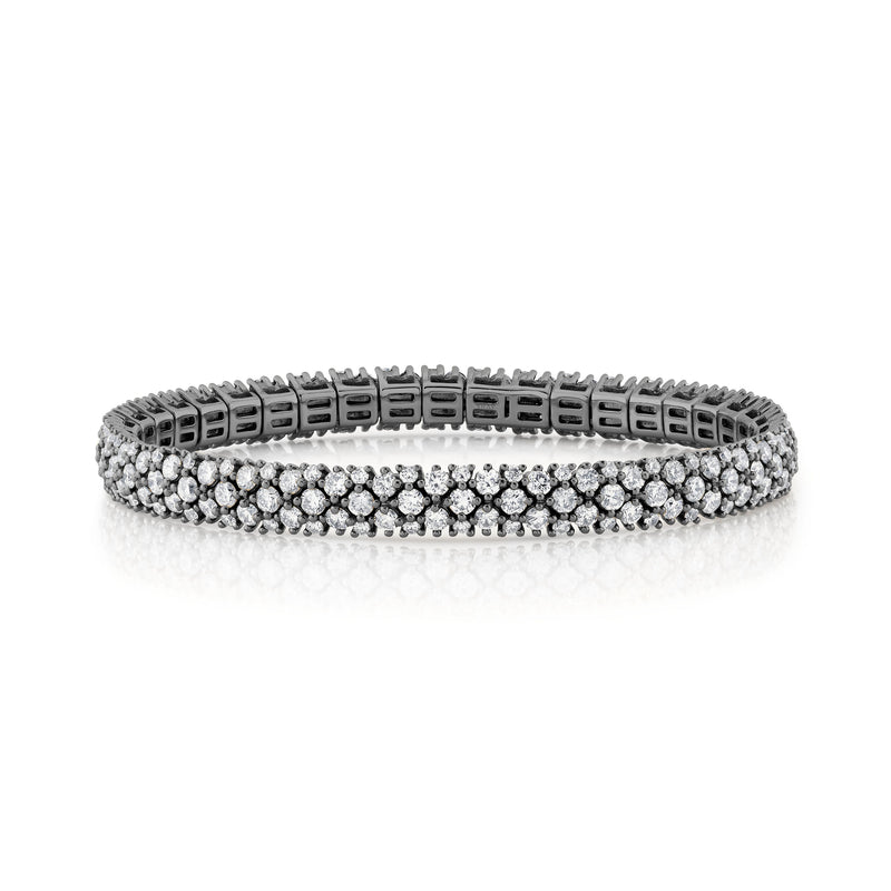 DIAMOND MESH STRETCH BRACELET, 7MM