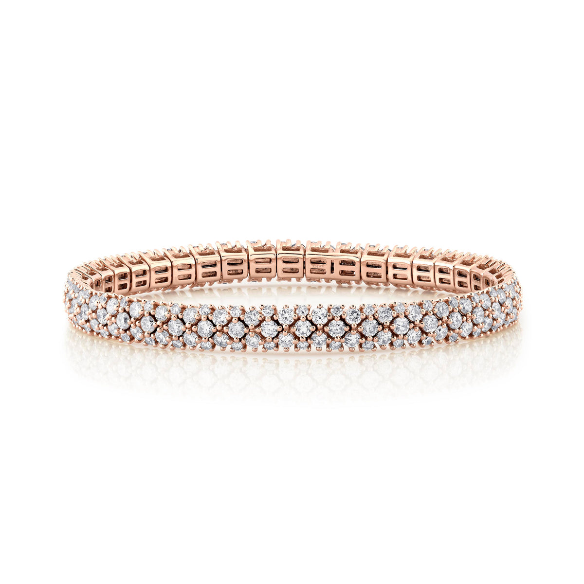DIAMOND MESH STRETCH BRACELET, 7MM