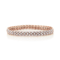 DIAMOND MESH STRETCH BRACELET, 7MM