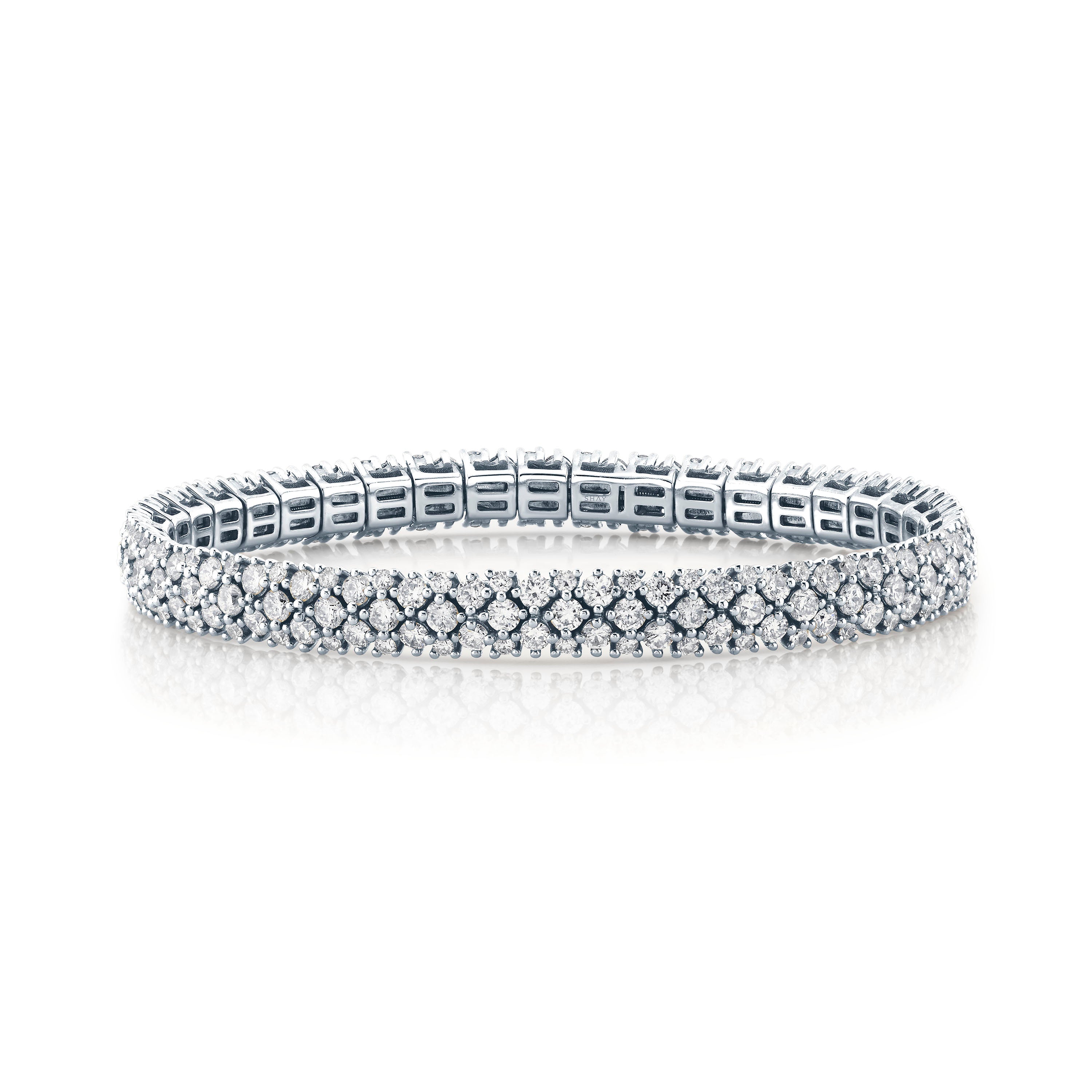 DIAMOND MESH STRETCH BRACELET, 7MM
