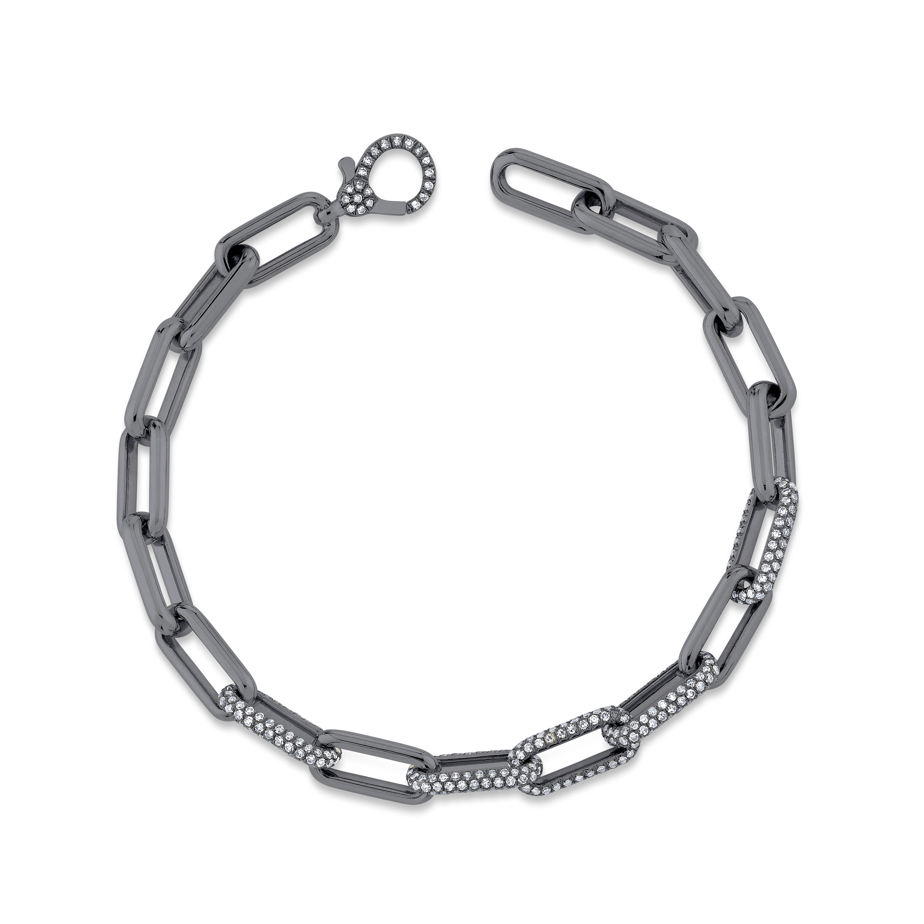 Stainless Steel Bracelet with hotsell Mini Diamonds