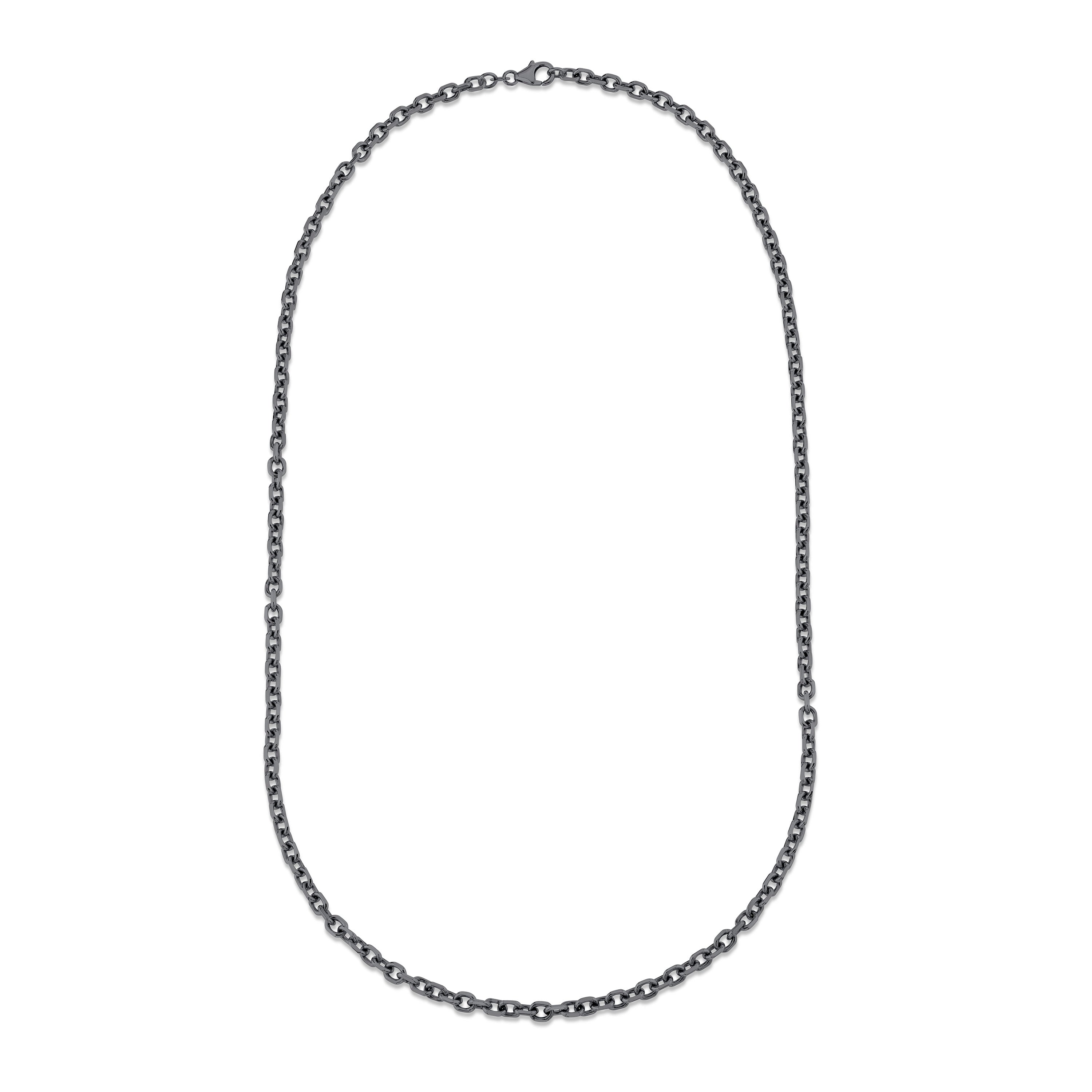 SOLID GOLD HAMMERED CHAIN