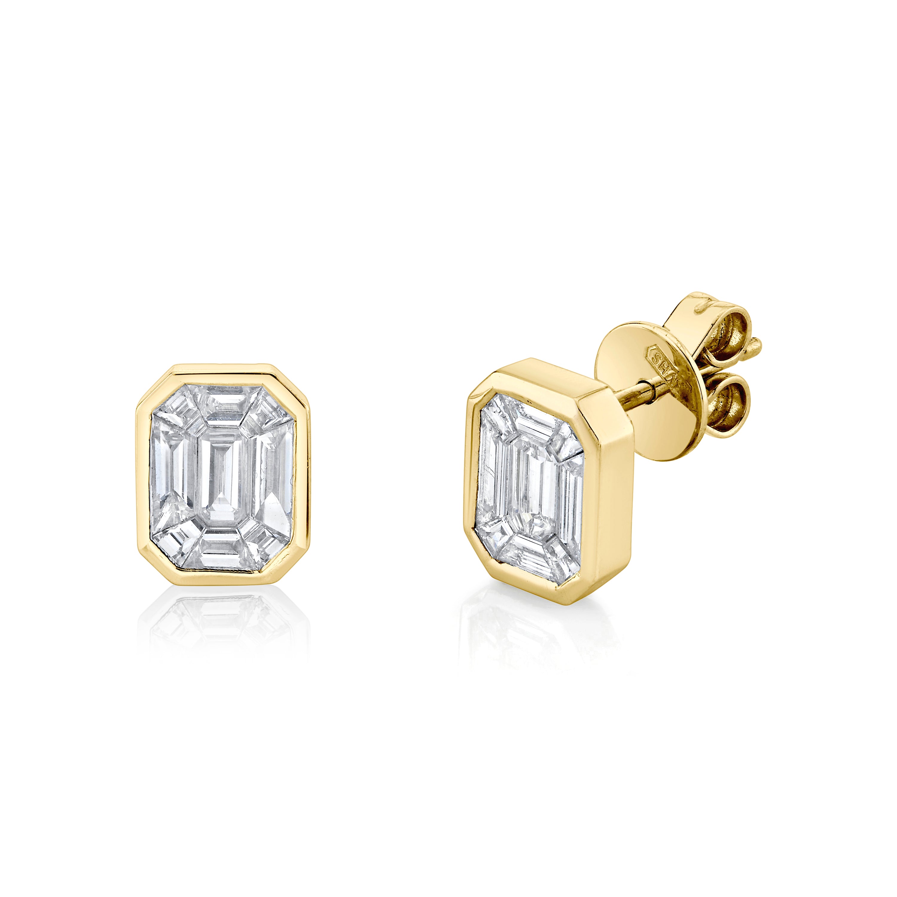 READY TO SHIP DIAMOND ILLUSION STUDS