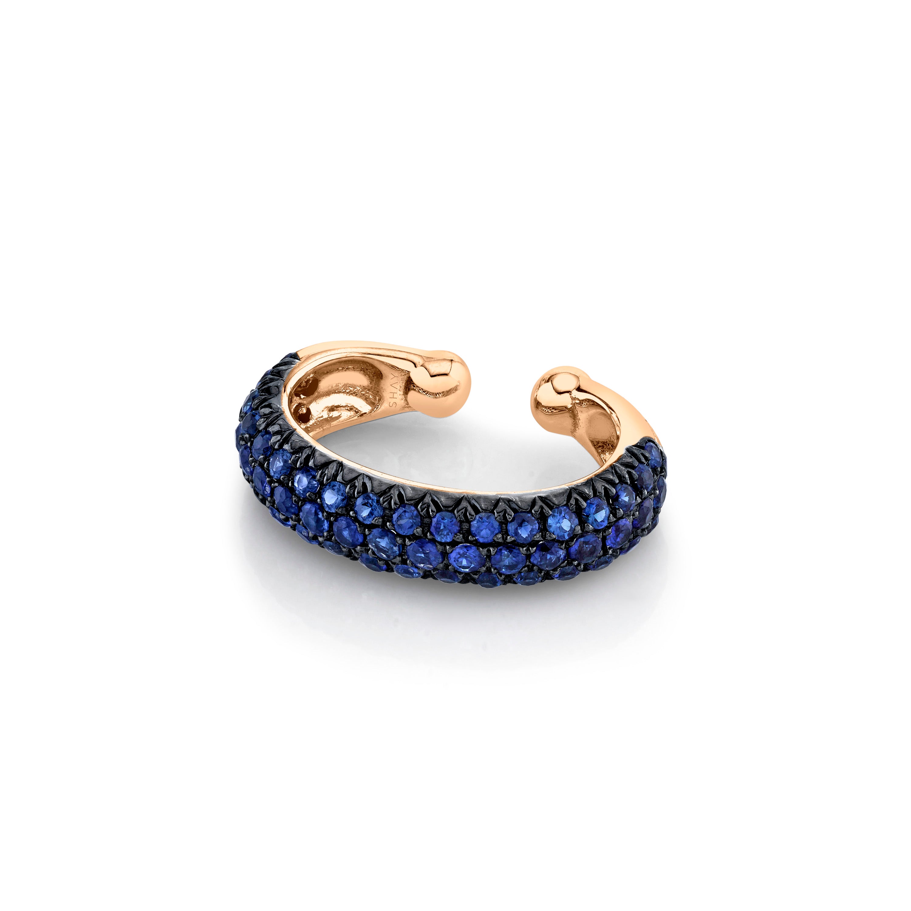 READY TO SHIP BLUE SAPPHIRE JUMBO EAR CUFF