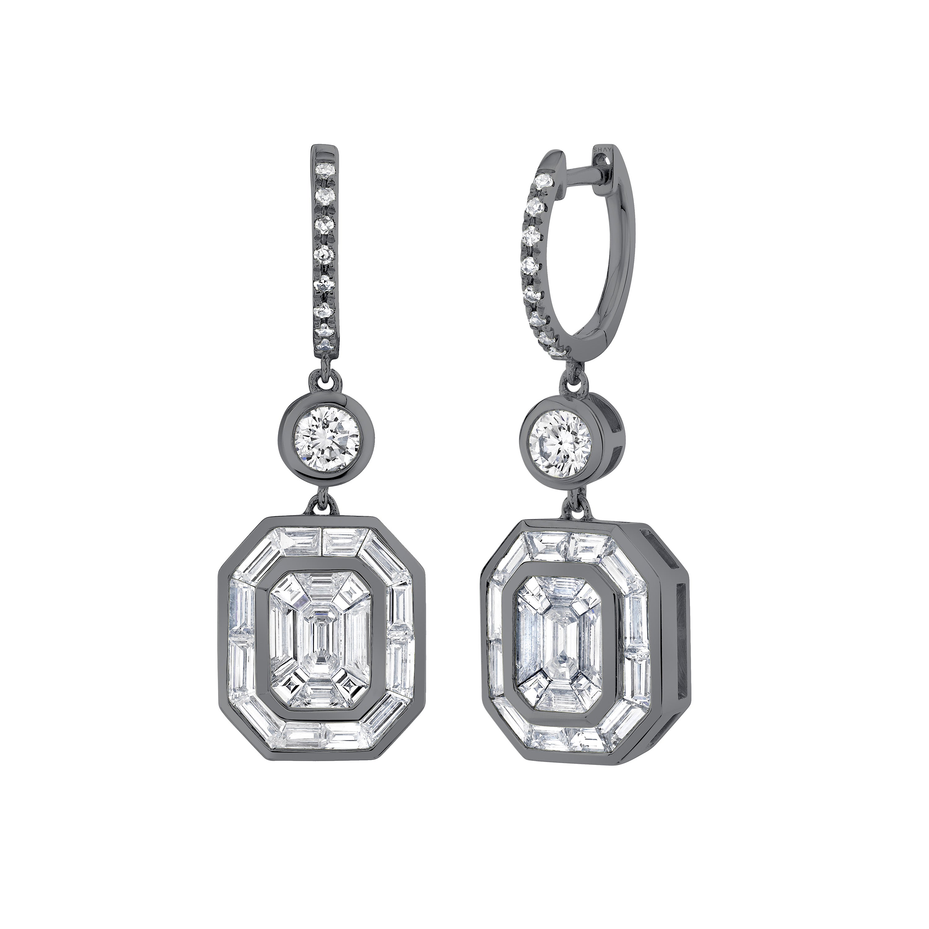 DIAMOND ILLUSION DROP EARRINGS