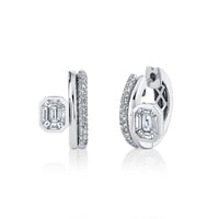 READY TO SHIP DIAMOND FLOATING BEZEL HUGGIES