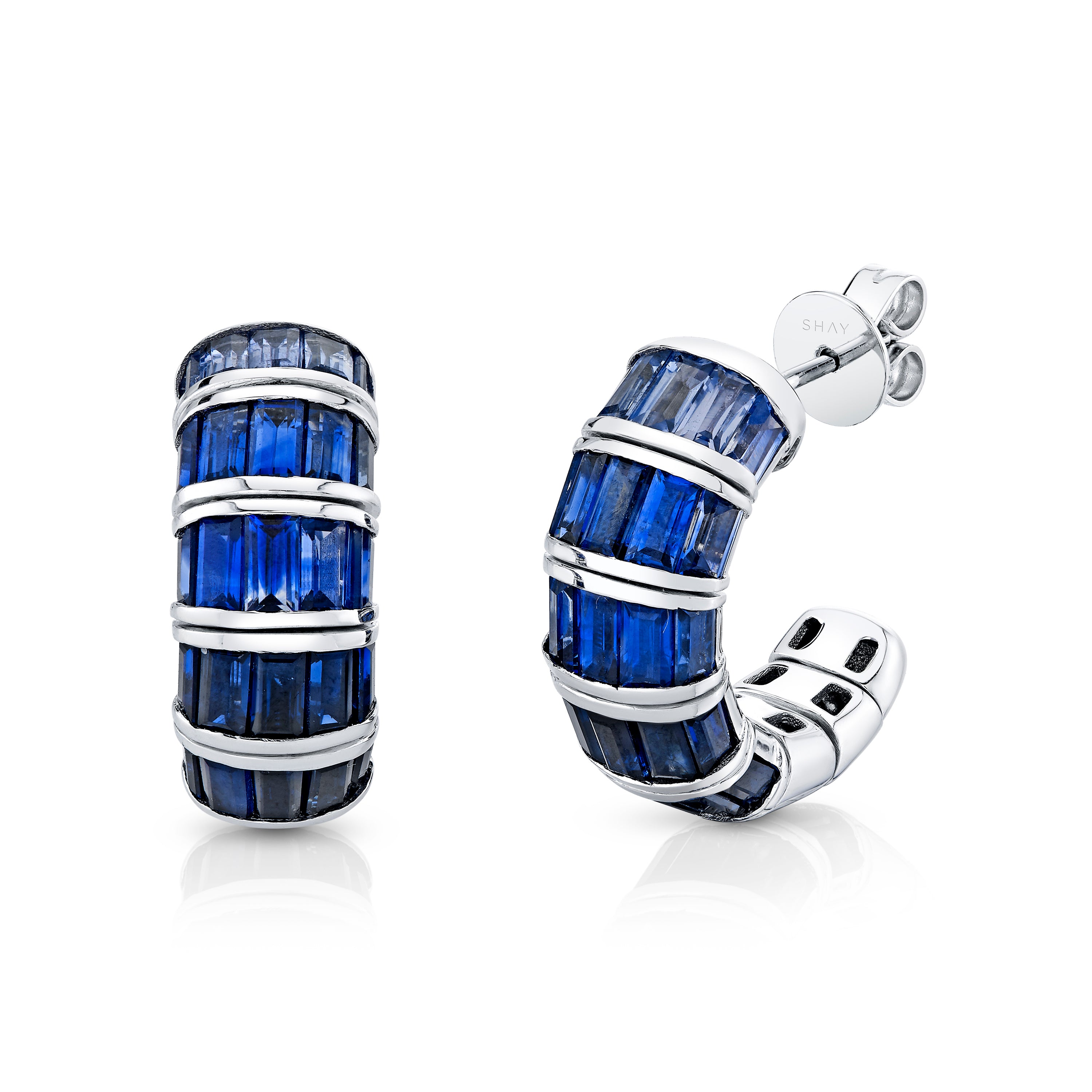 READY TO SHIP BLUE SAPPHIRE OMBRE BAGUETTE HUGGIES