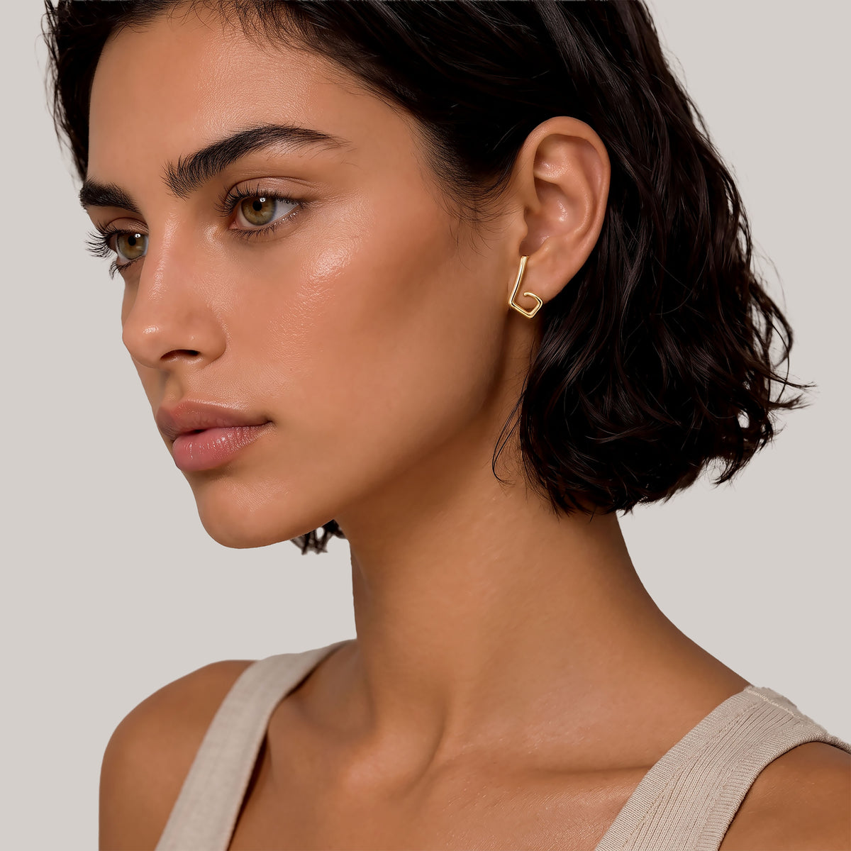SOLID GOLD ZAR EAR CRAWLERS