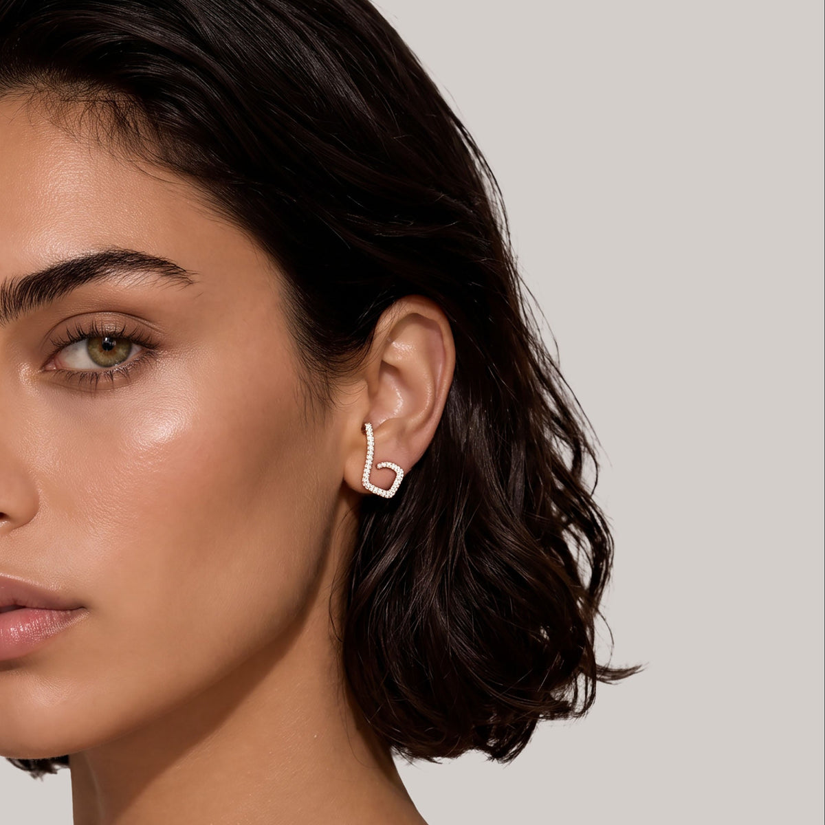 DIAMOND PAVE ZAR EAR CRAWLERS