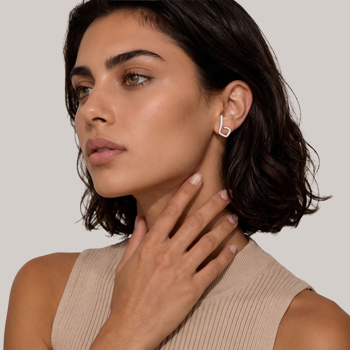 DIAMOND PAVE ZAR EAR CRAWLERS
