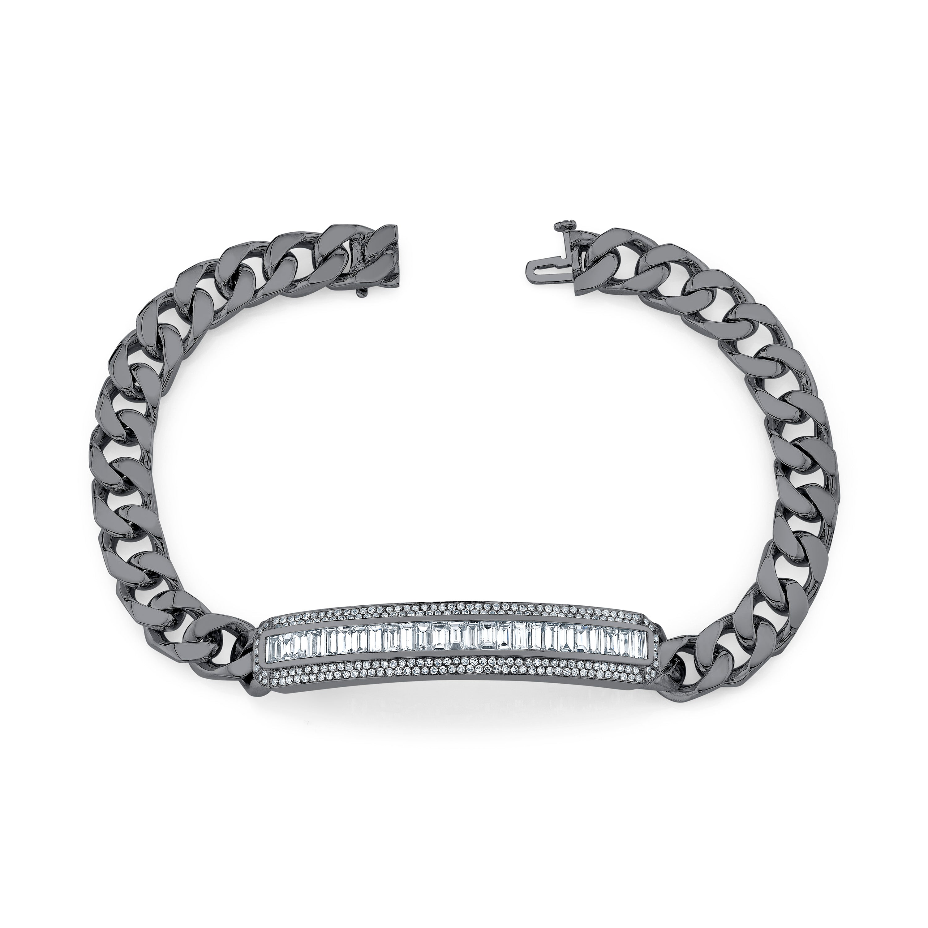 MEN'S MIXED DIAMOND LINK BRACELET