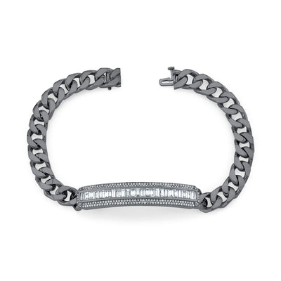 MEN'S MIXED DIAMOND LINK BRACELET