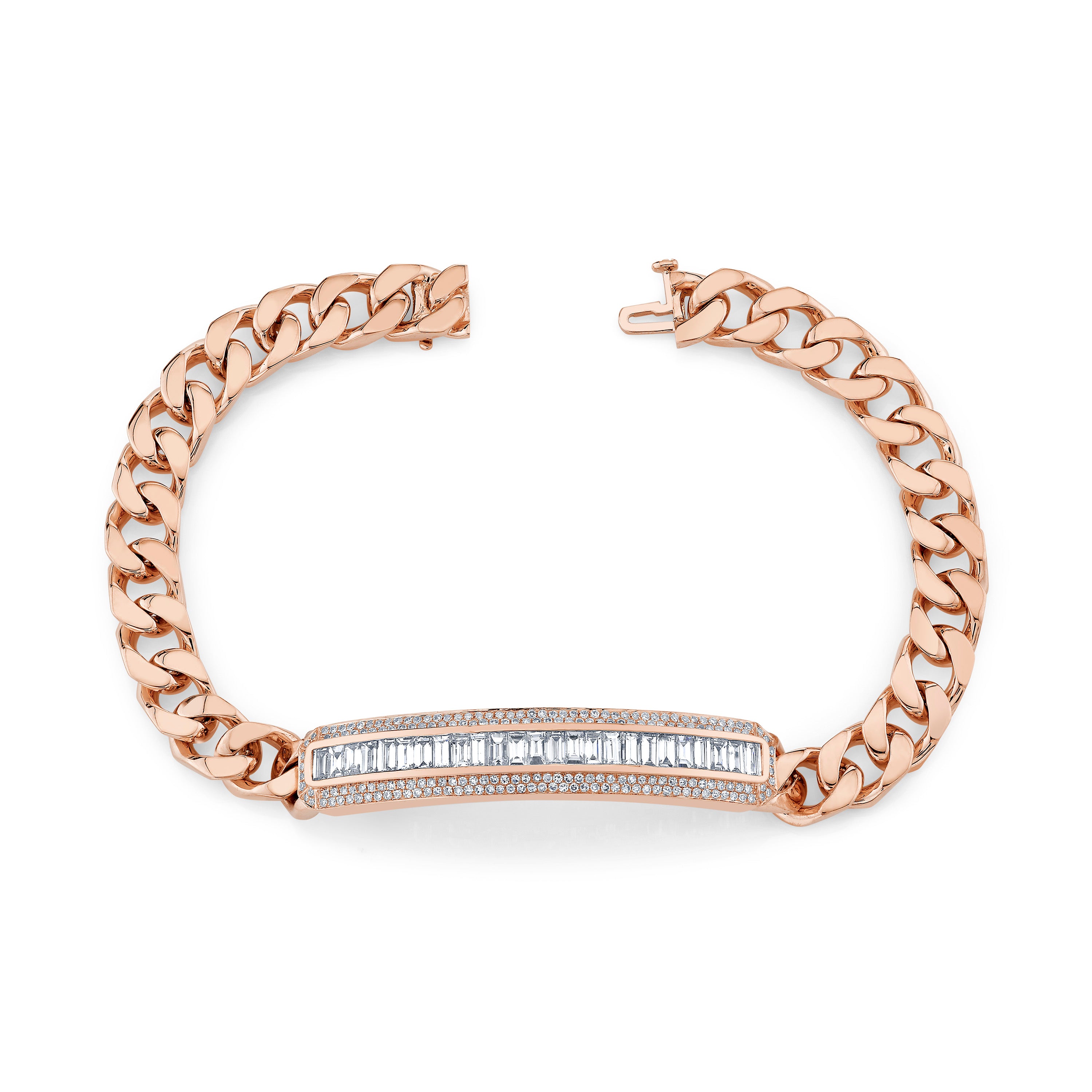 MEN'S MIXED DIAMOND LINK BRACELET