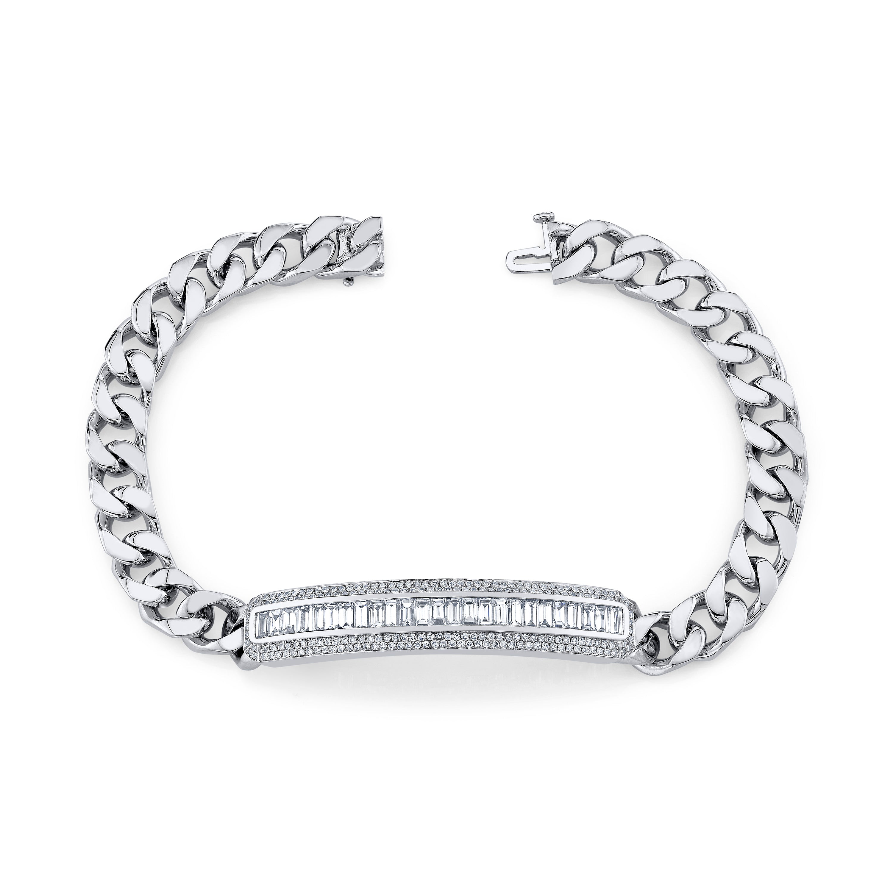 MEN'S MIXED DIAMOND LINK BRACELET