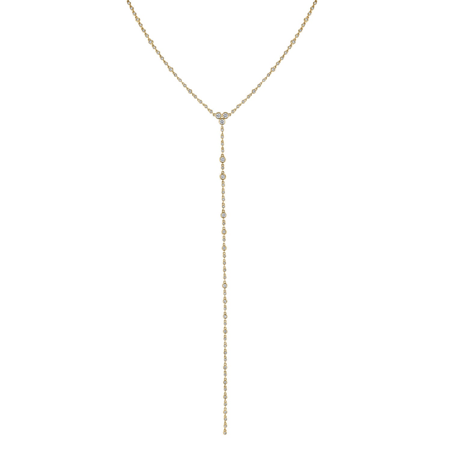 READY TO SHIP DIAMOND INFINITY Y NECKLACE