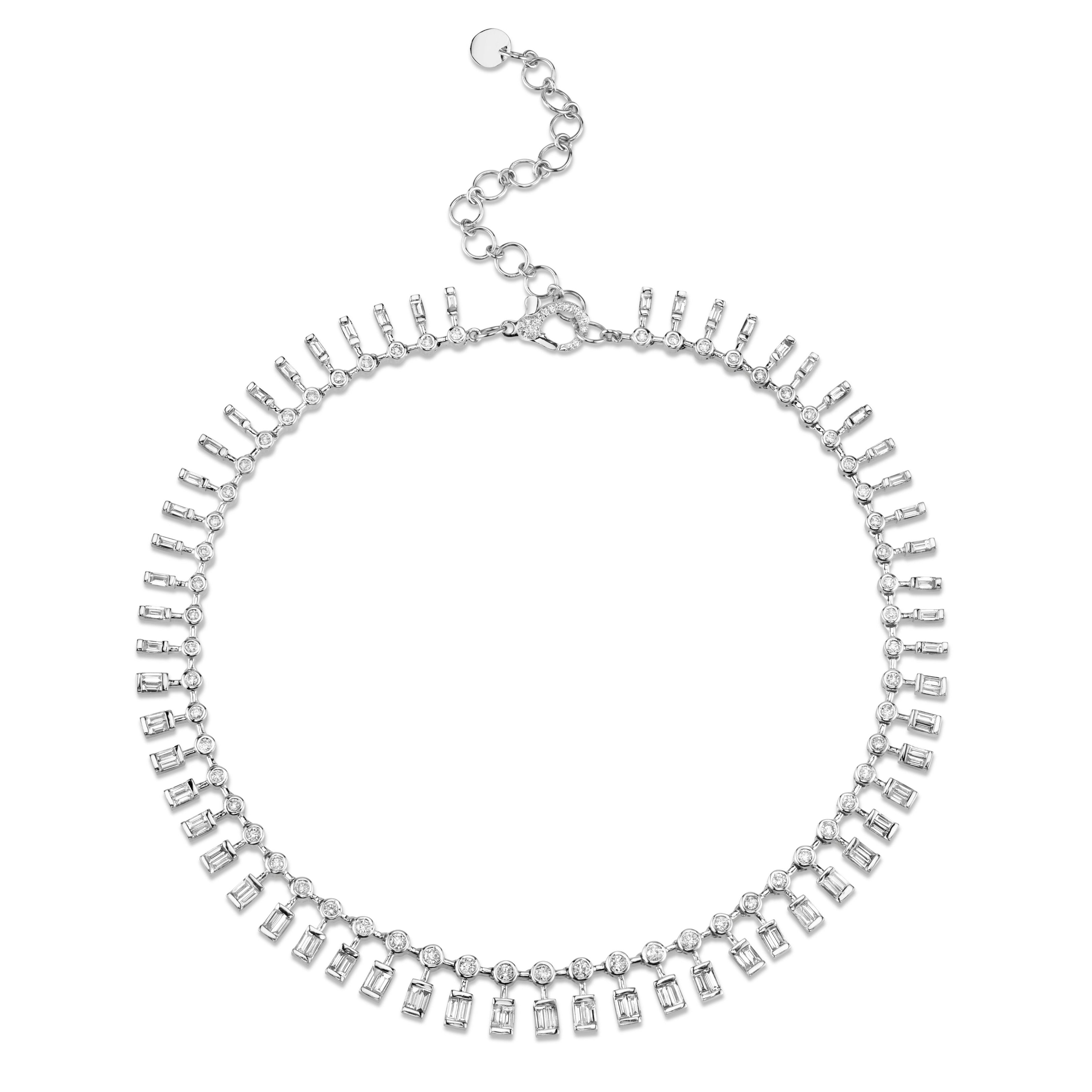 READY TO SHIP DIAMOND DOT-DASH CHOKER