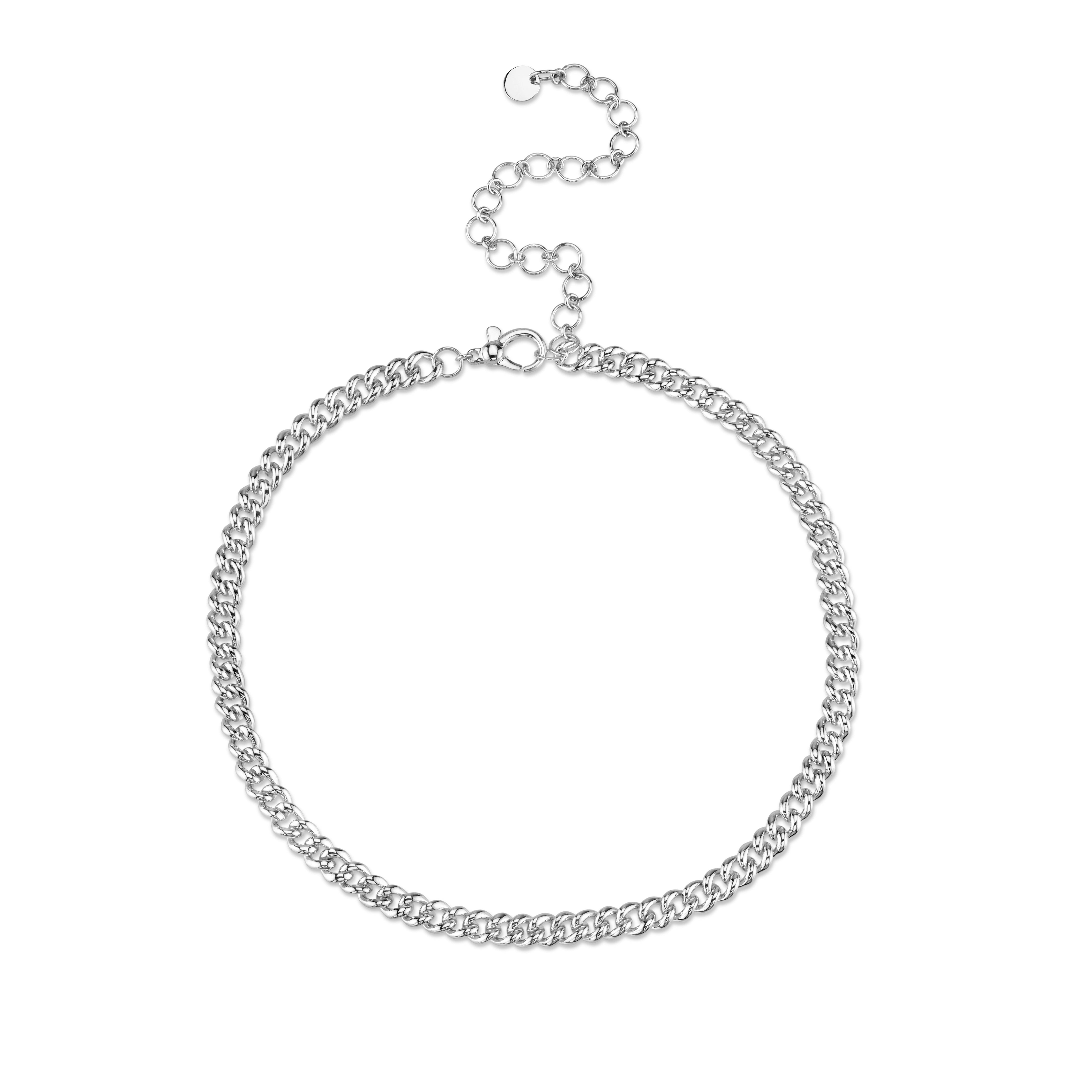 READY TO SHIP SOLID GOLD MINI LINK CHOKER