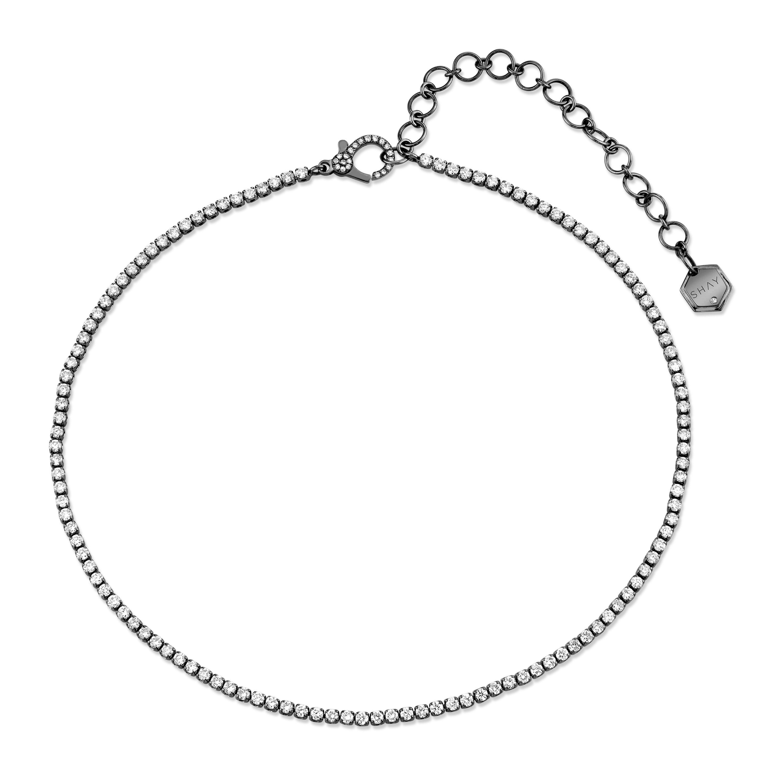 READY TO SHIP DIAMOND THREAD CHOKER