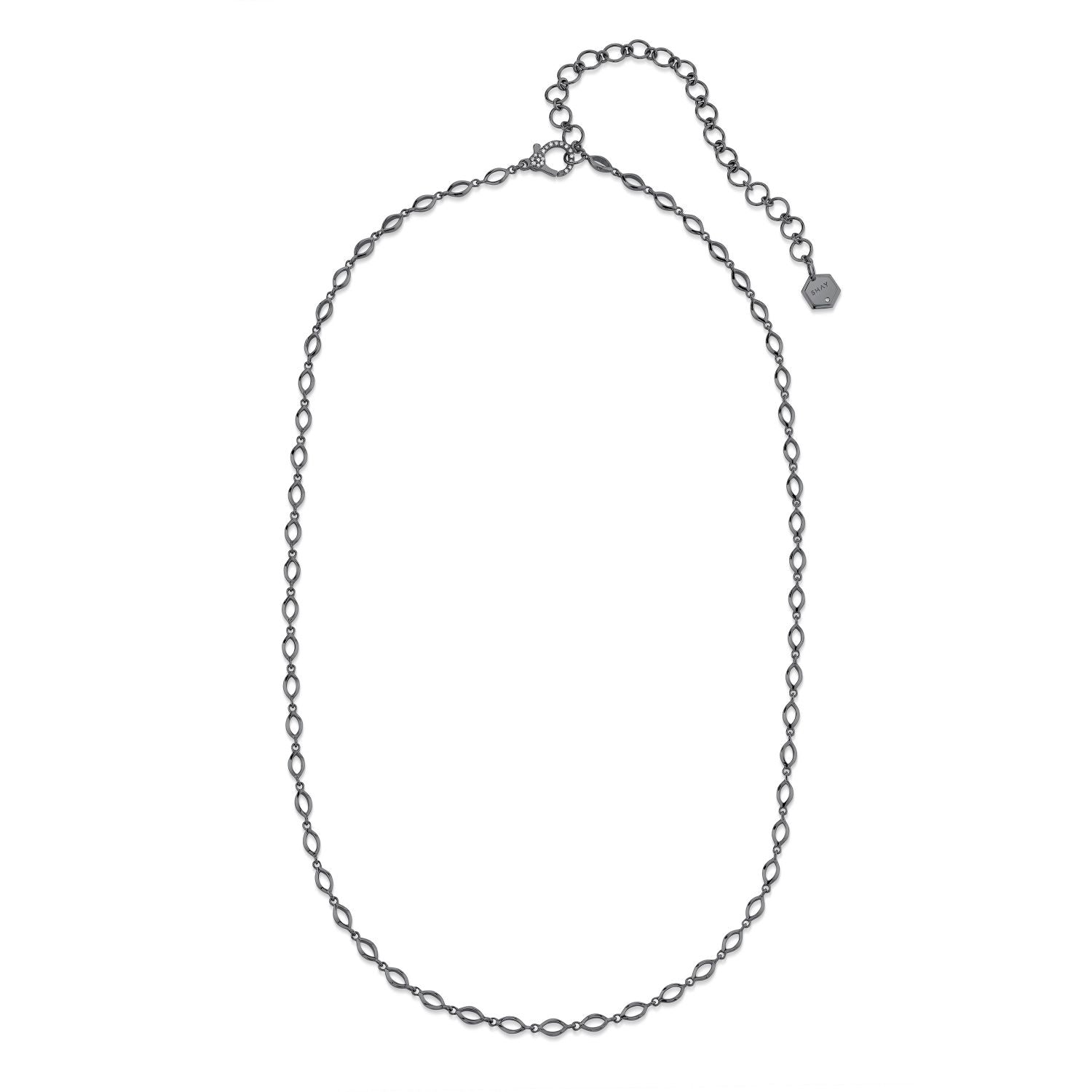 SOLID GOLD MARQUISE CHAIN