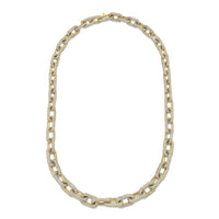 READY TO SHIP DIAMOND PAVE CABLE LINK NECKLACE