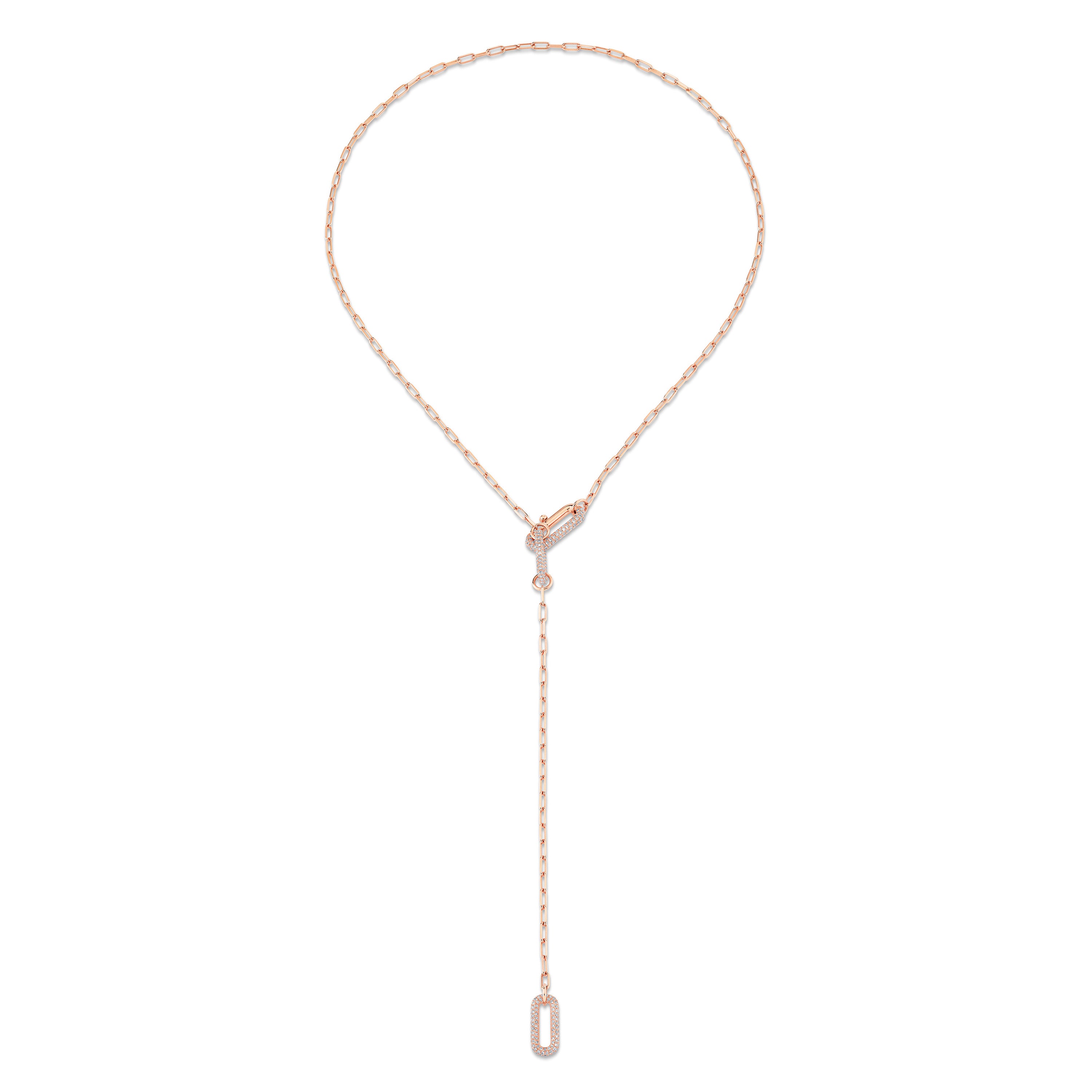 DIAMOND PAVE MINI CABLE LARIAT