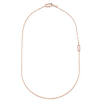 DIAMOND PAVE MINI CABLE LINK LARIAT