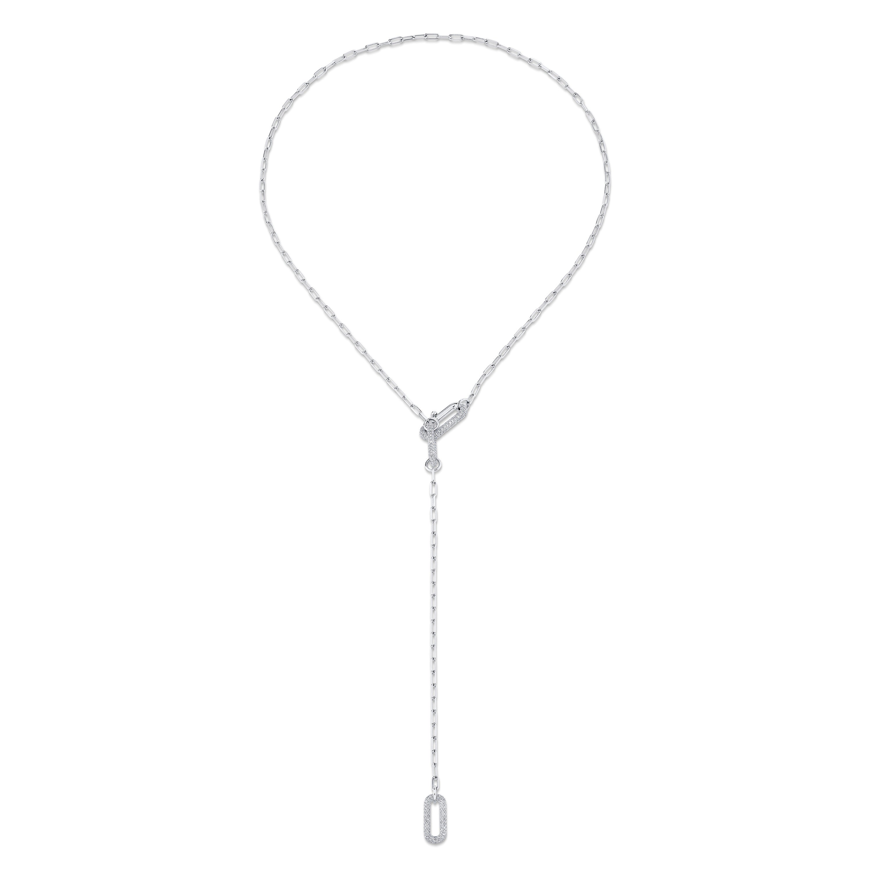 DIAMOND PAVE MINI CABLE LARIAT