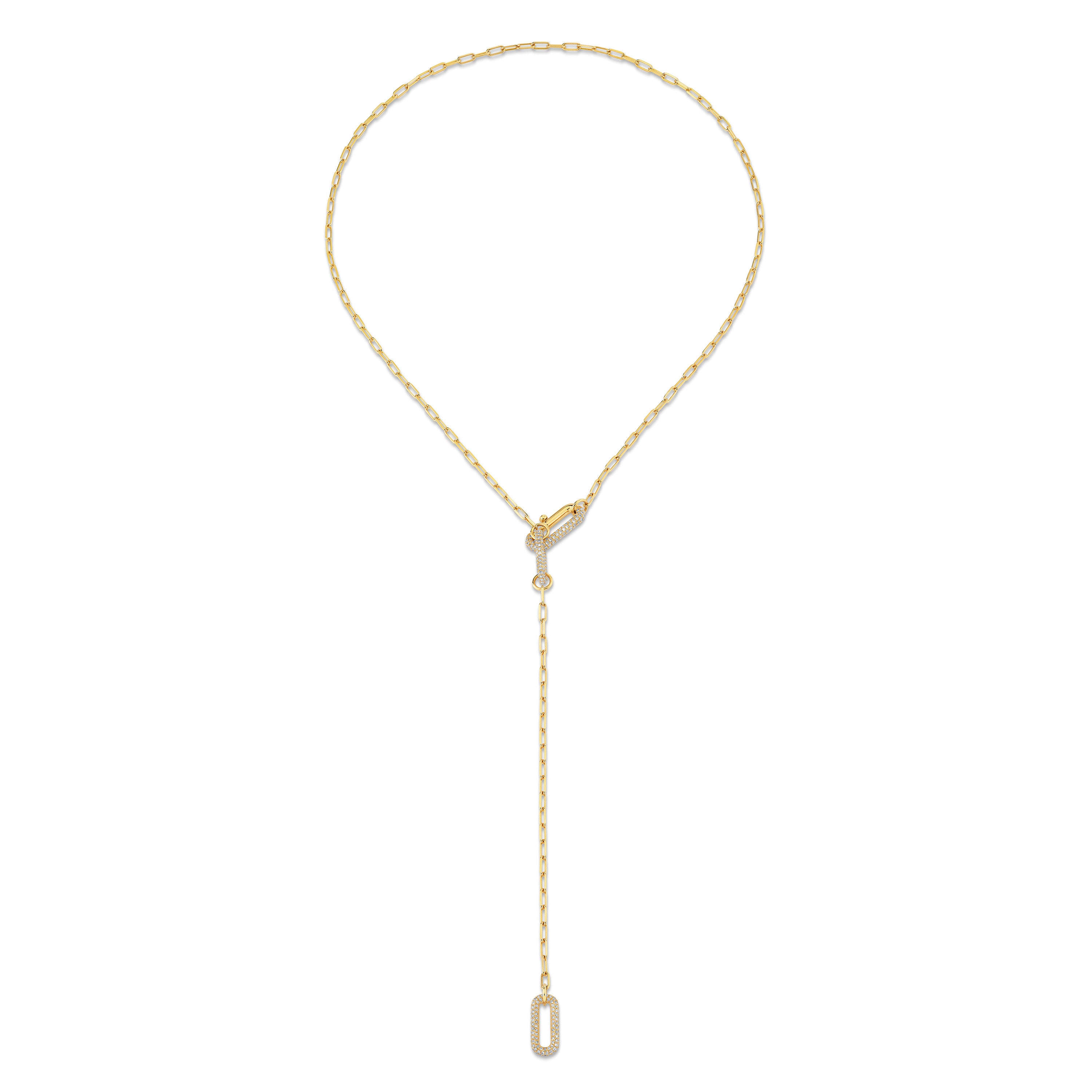 DIAMOND PAVE MINI CABLE LARIAT