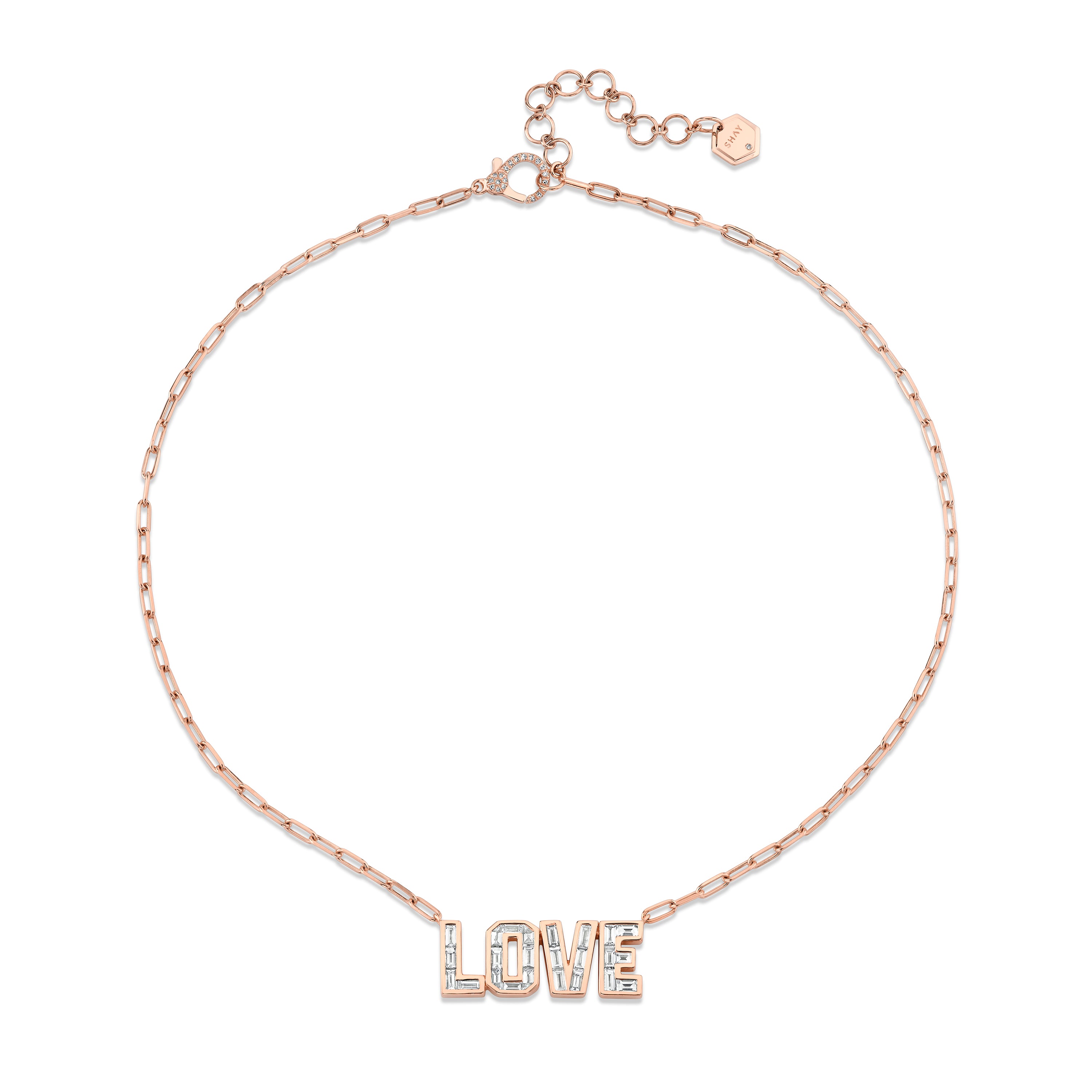 DIAMOND LOVE NECKLACE