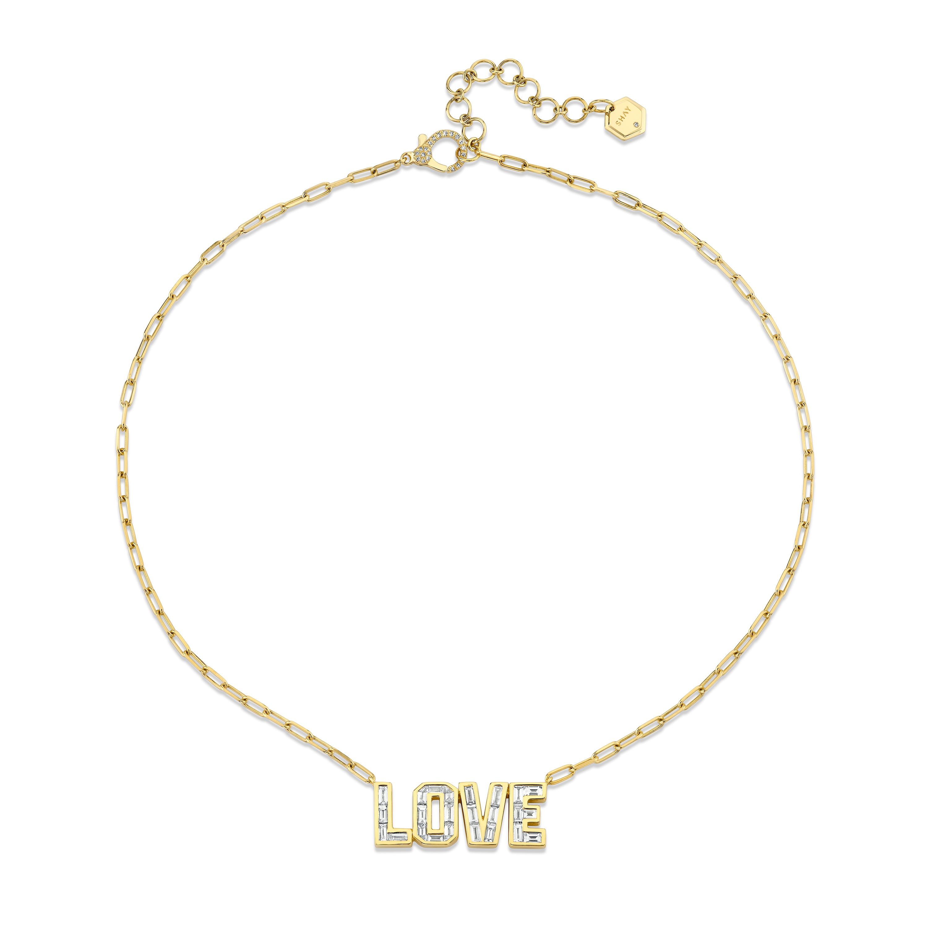 DIAMOND LOVE NECKLACE