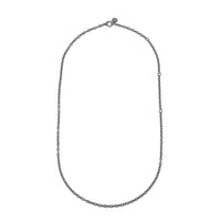 SOLID GOLD OVAL LINK CHAIN NECKLACE