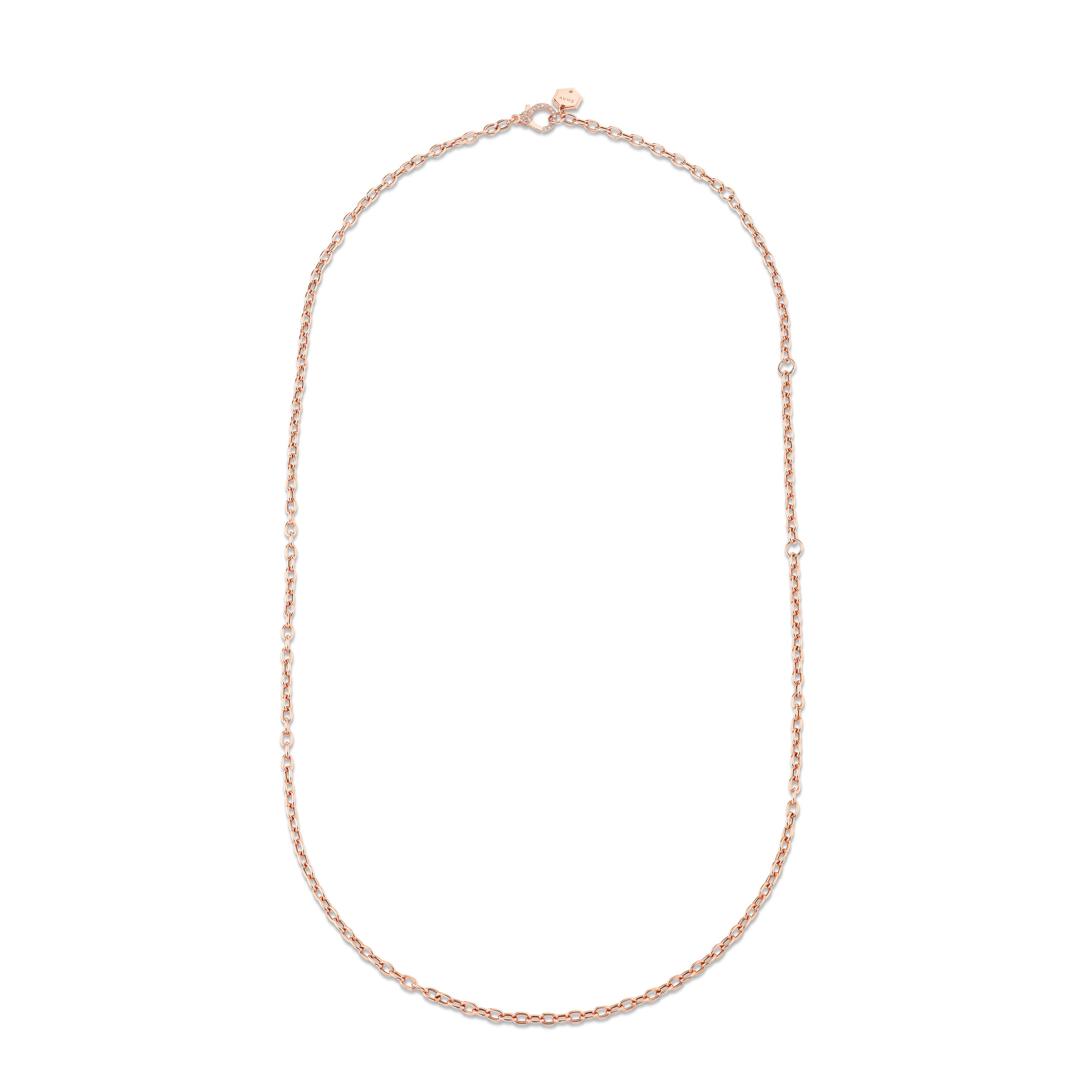 SOLID GOLD OVAL LINK CHAIN