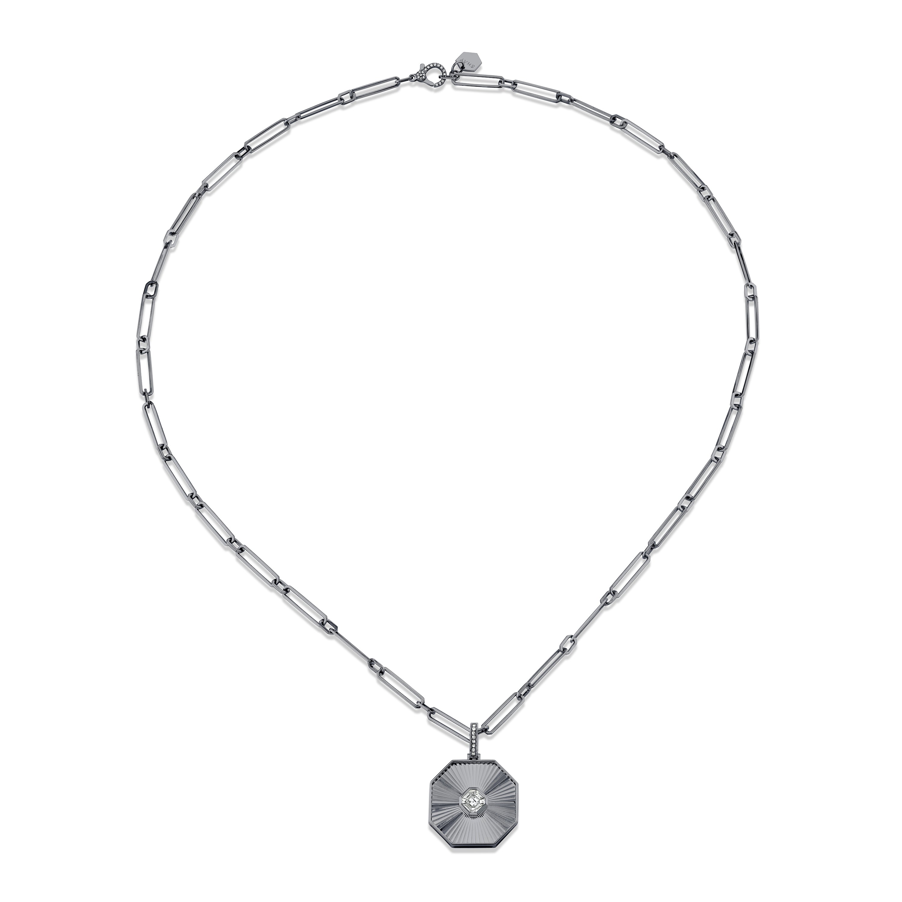 DIAMOND RADIANT OCTAGON NECKLACE