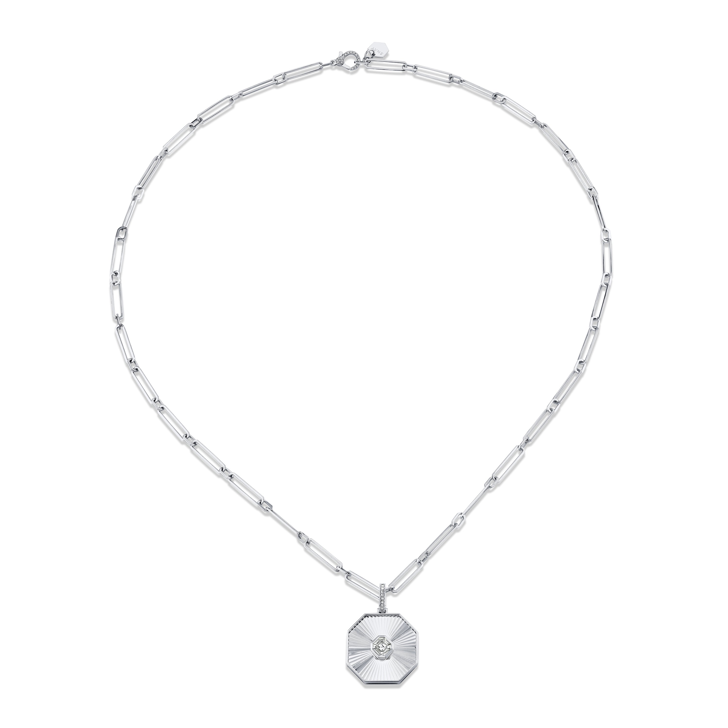 DIAMOND RADIANT OCTAGON NECKLACE