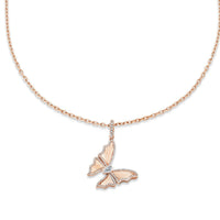 DIAMOND BUTTERFLY PENDANT NECKLACE