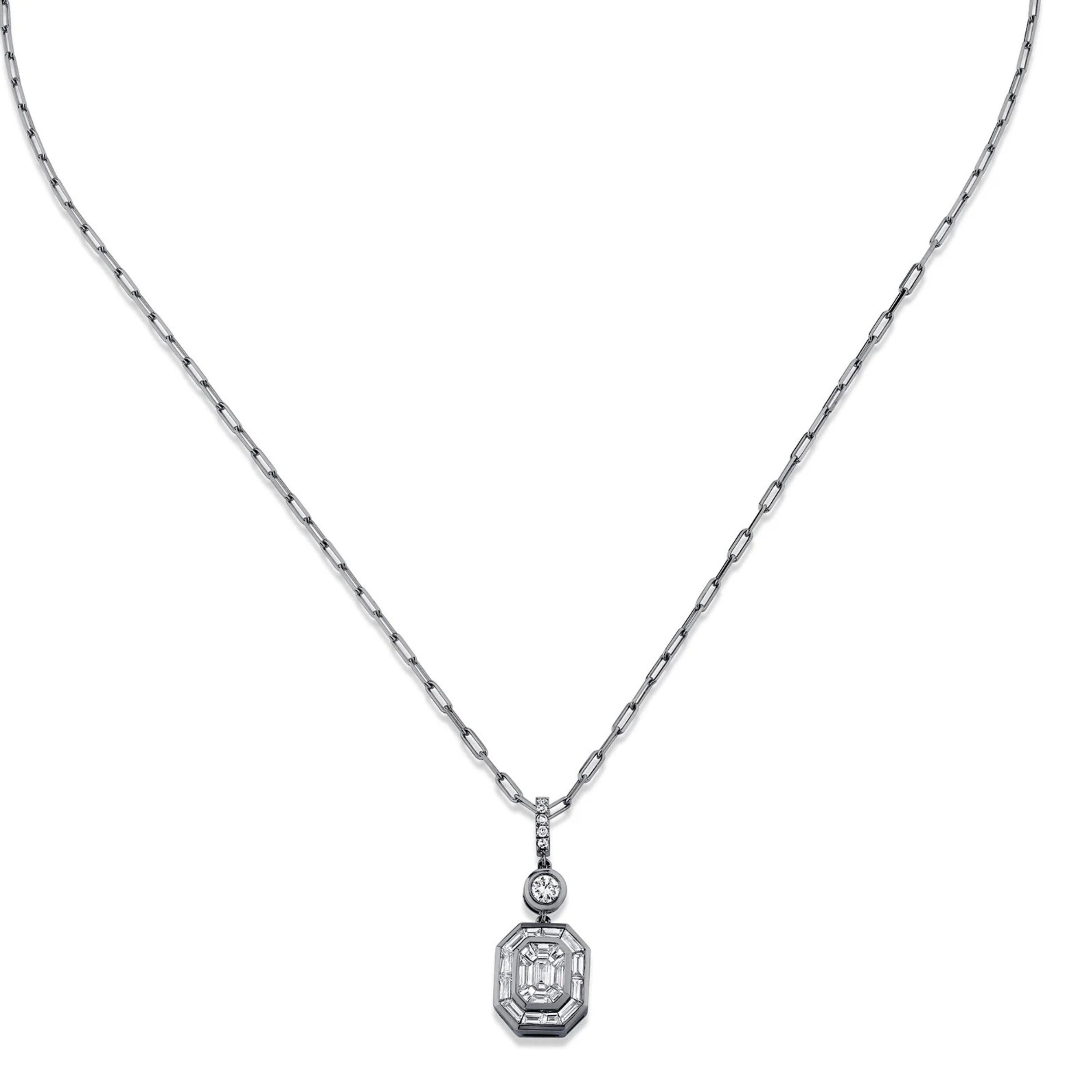 DIAMOND ILLUSION DROP NECKLACE