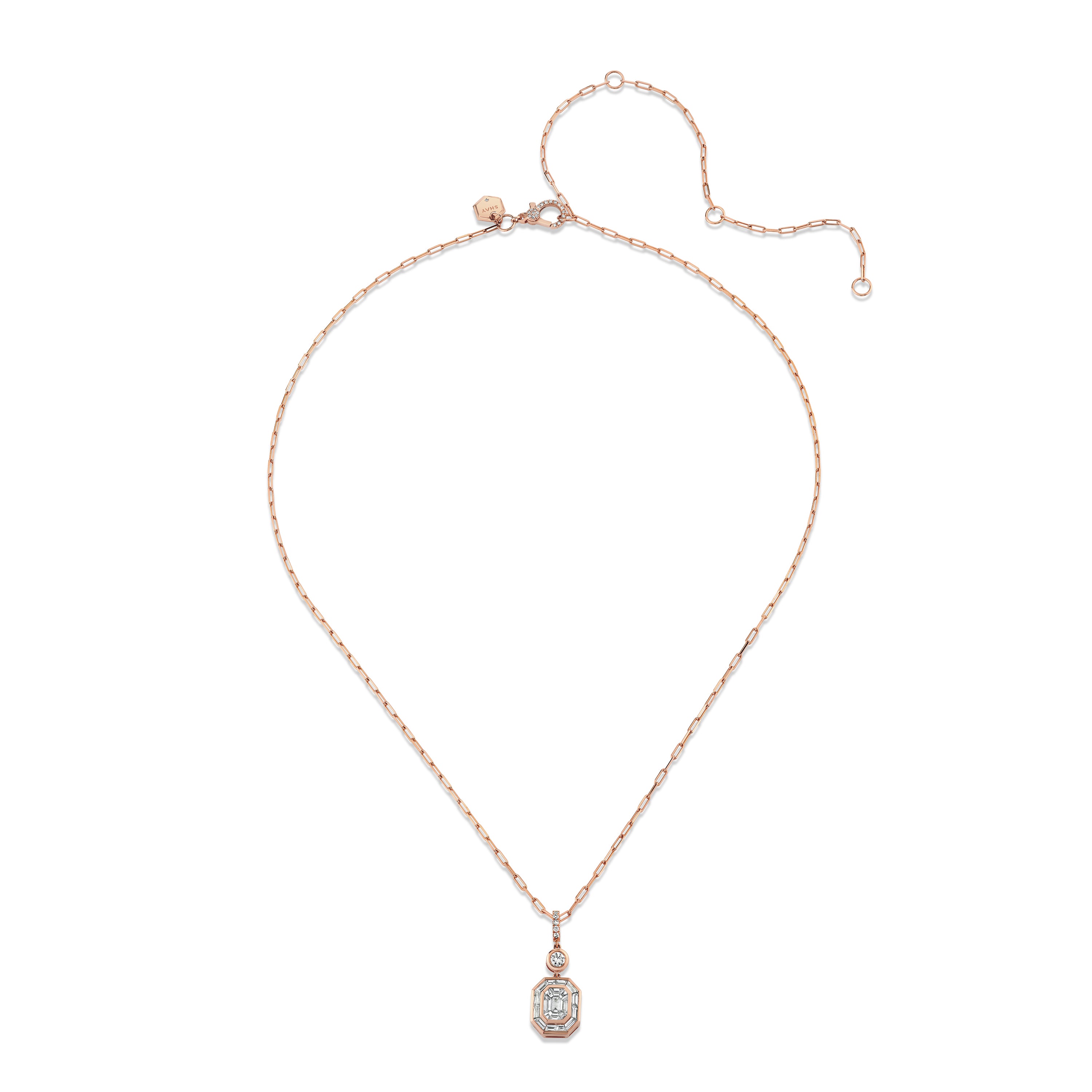 DIAMOND ILLUSION DROP NECKLACE