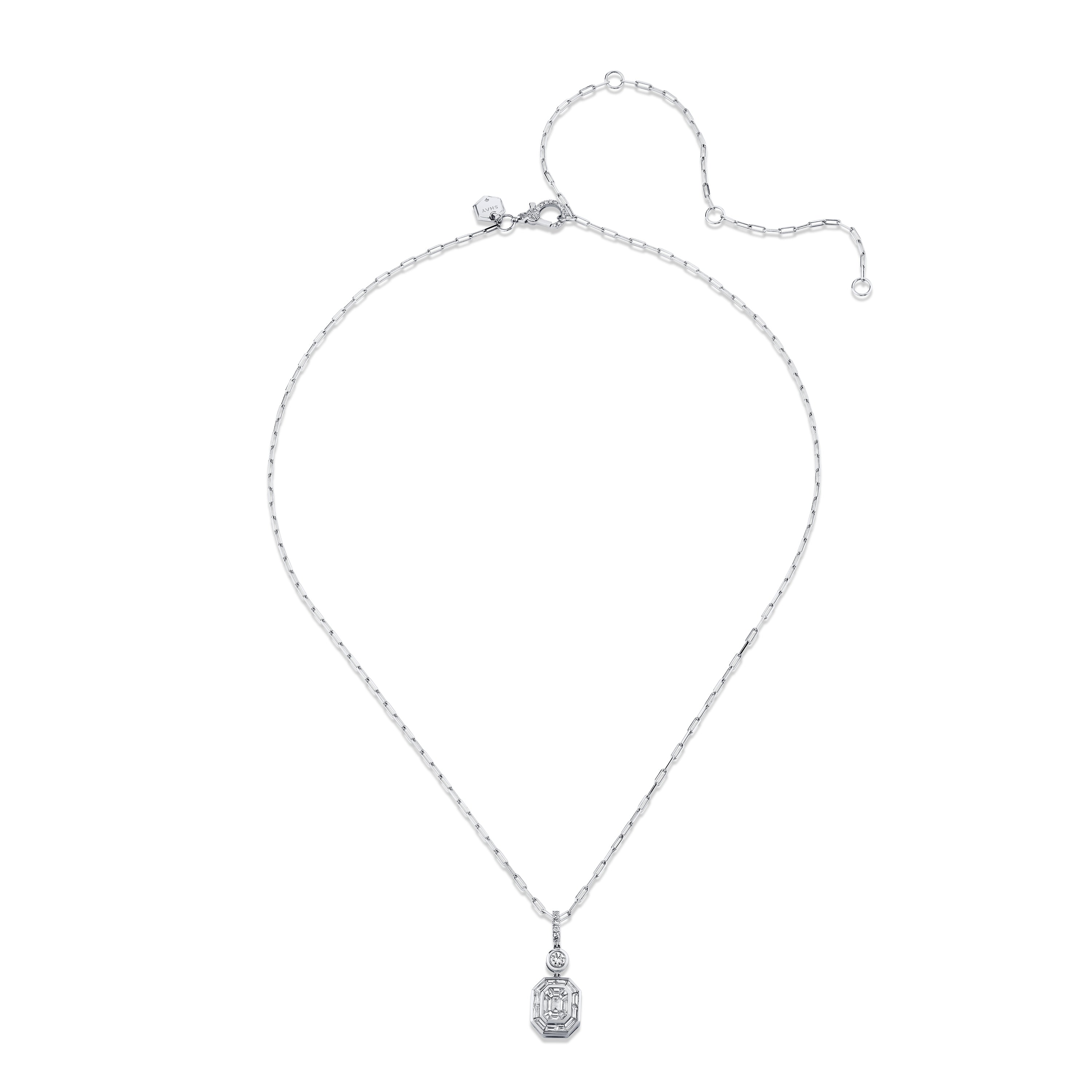 DIAMOND ILLUSION DROP NECKLACE