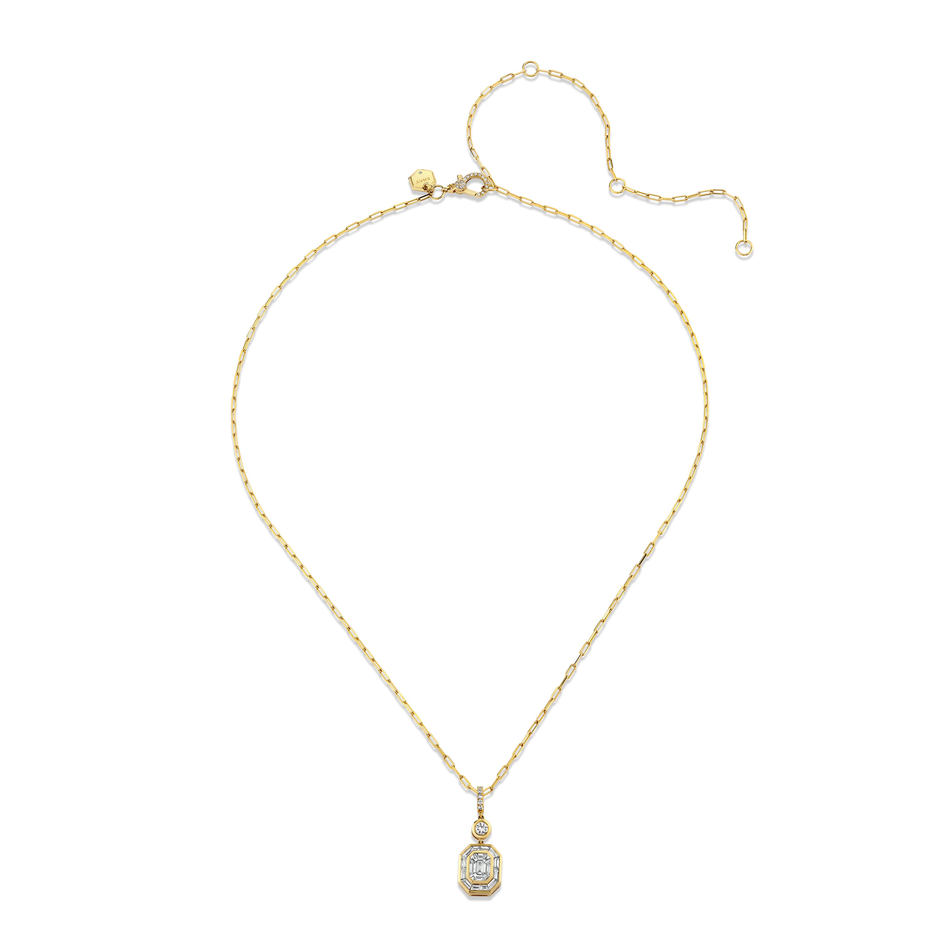 DIAMOND ILLUSION DROP NECKLACE
