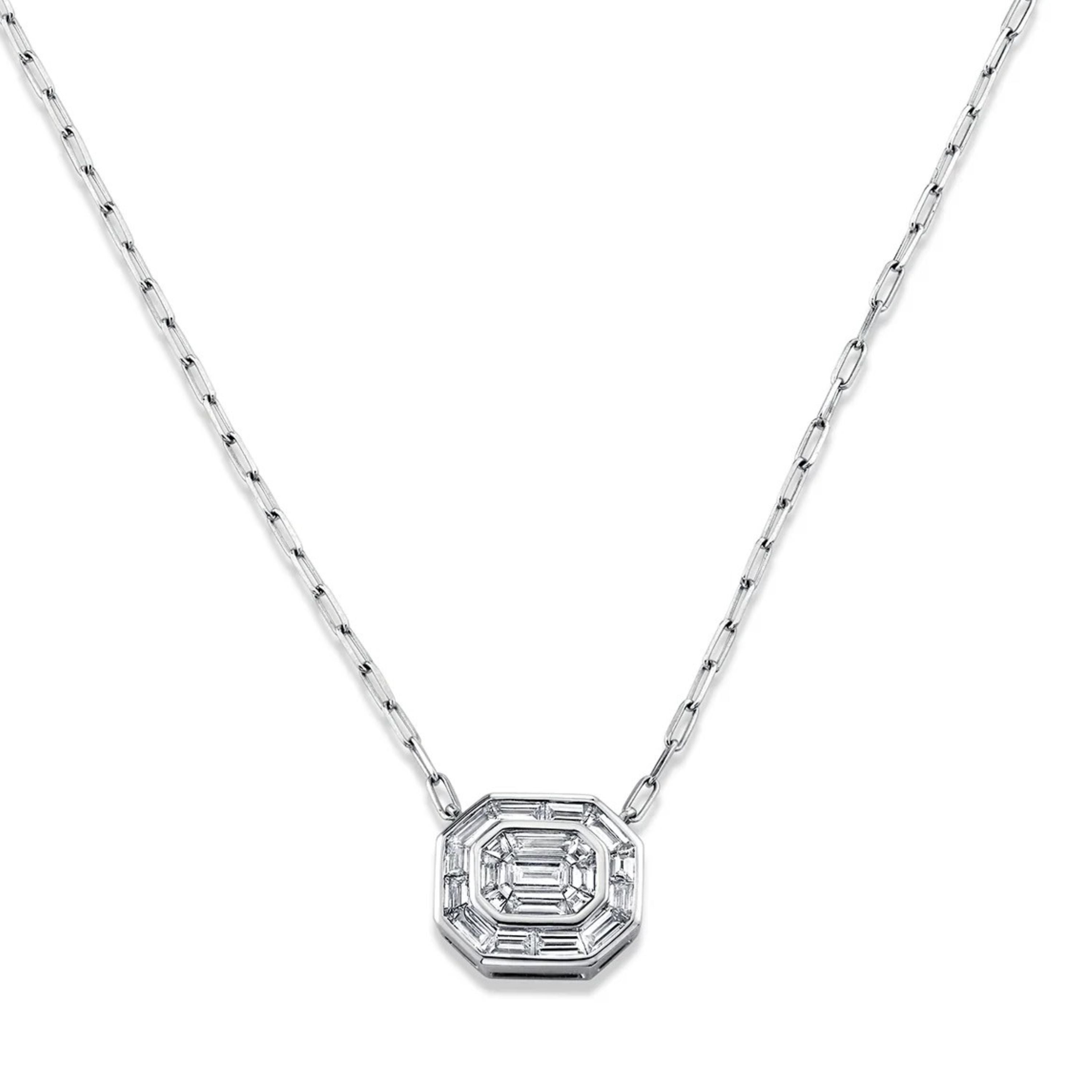 READY TO SHIP DIAMOND ILLUSION NECKLACE