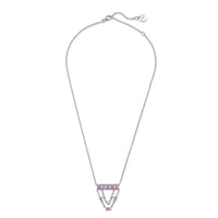 PINK SAPPHIRE & DIAMOND CASCADE NECKLACE